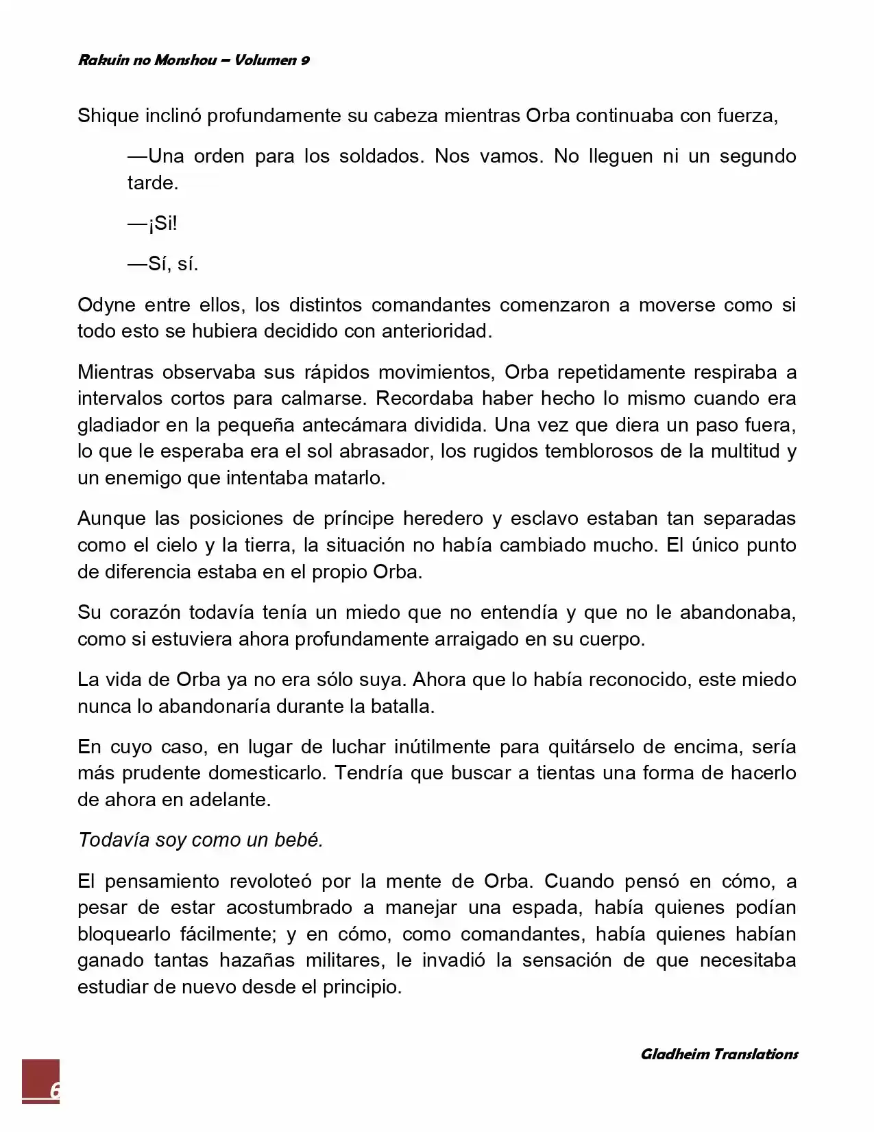 Rakuin No Monshou (Novela) - Capítulo 72 - Página 6 - LectorTMOo