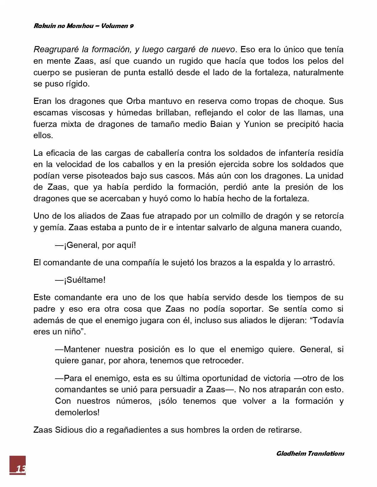 Rakuin No Monshou (Novela) - Capítulo 72 - Página 13 - LectorTMOo