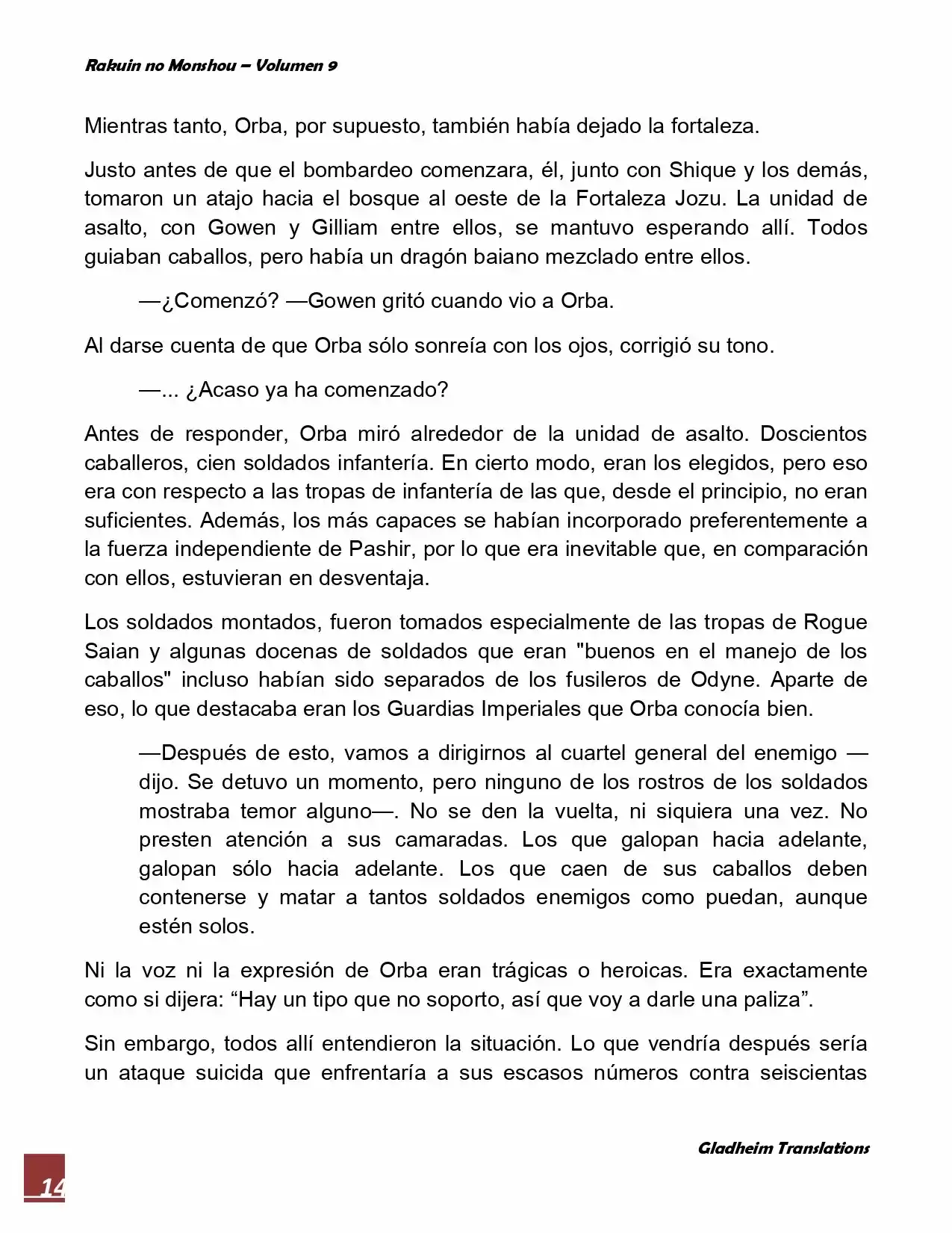 Rakuin No Monshou (Novela) - Capítulo 72 - Página 14 - LectorTMOo