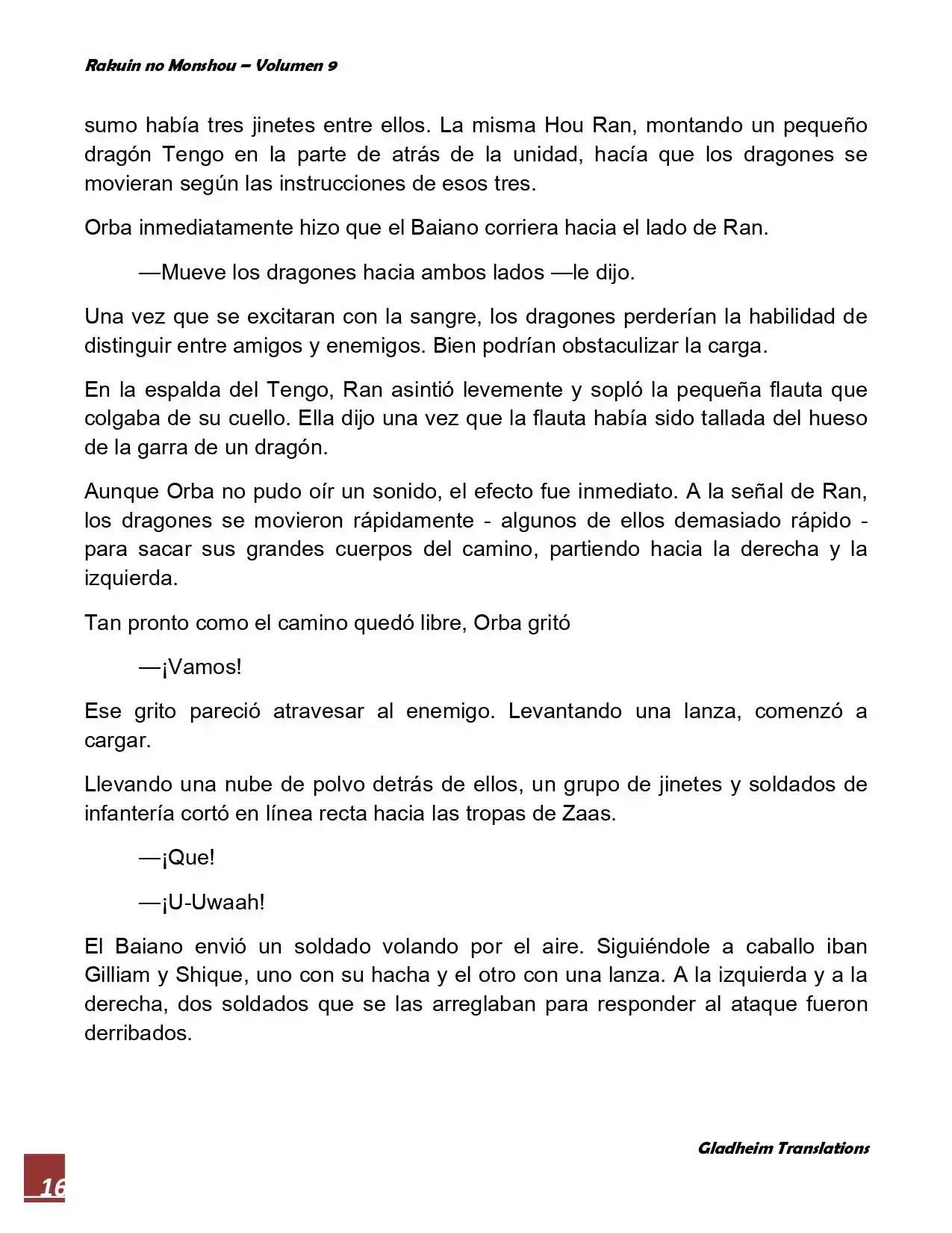 Rakuin No Monshou (Novela) - Capítulo 72 - Página 16 - LectorTMOo