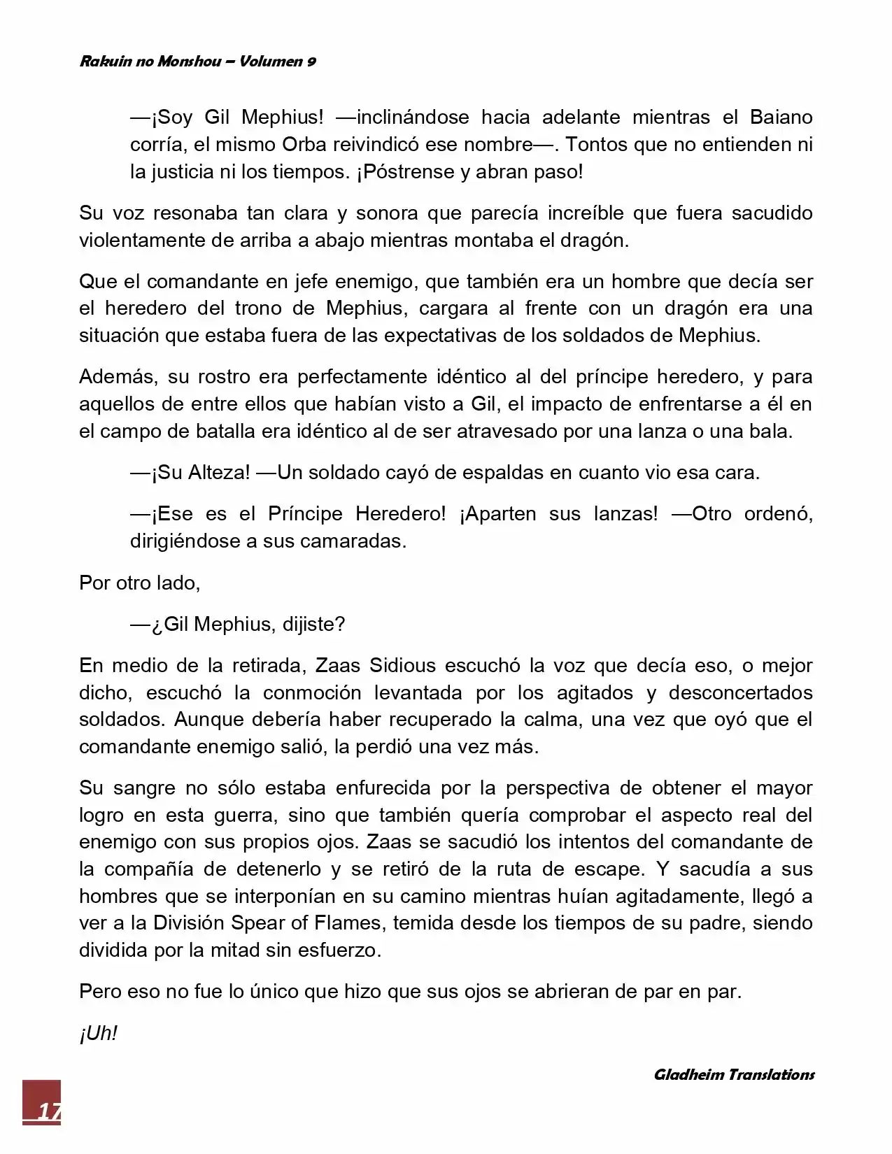 Rakuin No Monshou (Novela) - Capítulo 72 - Página 17 - LectorTMOo