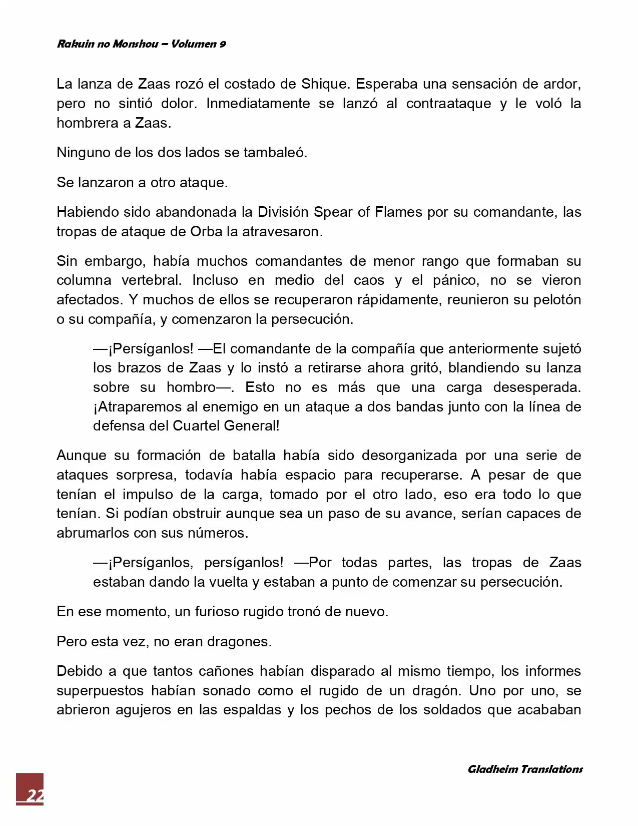 Rakuin No Monshou (Novela) - Capítulo 72 - Página 22 - LectorTMOo