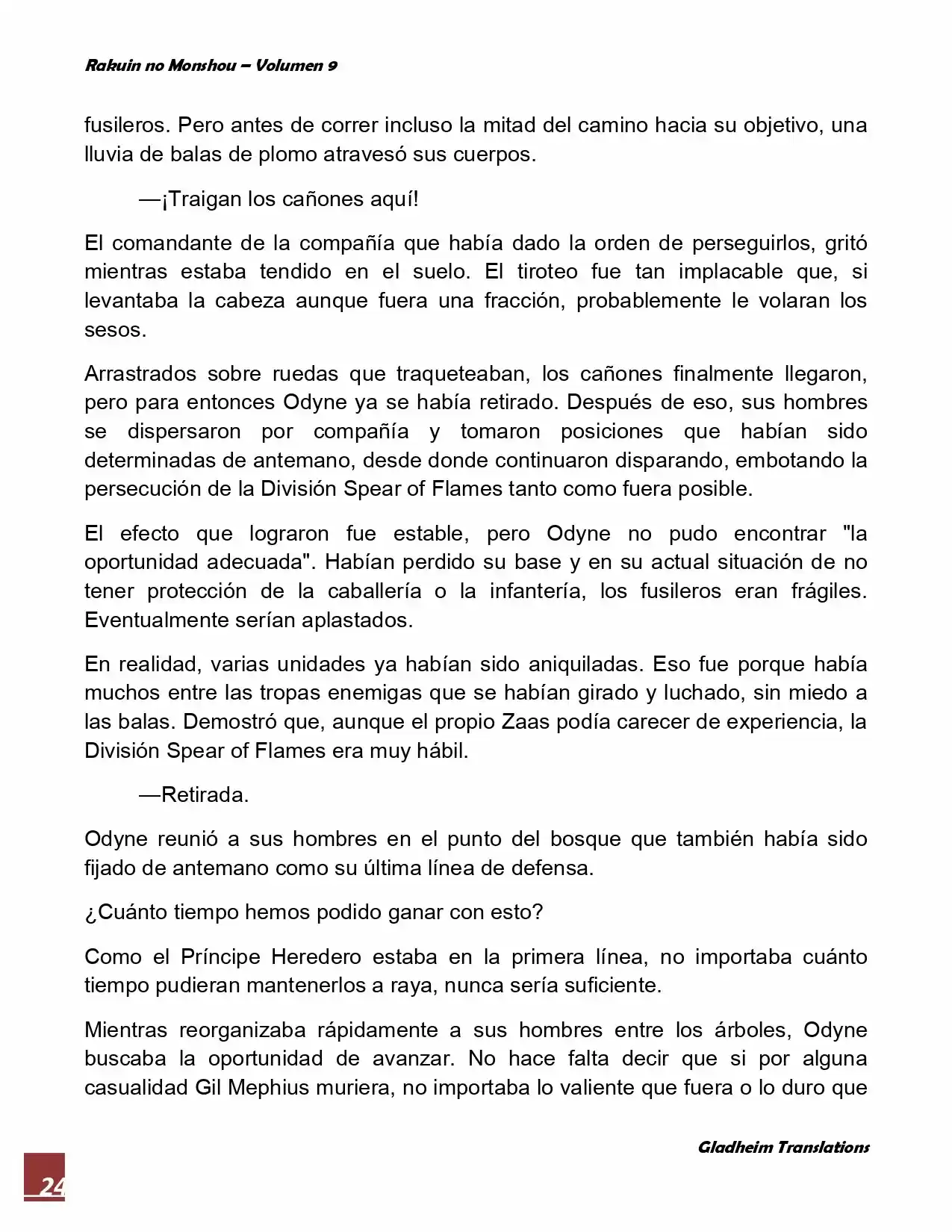 Rakuin No Monshou (Novela) - Capítulo 72 - Página 24 - LectorTMOo