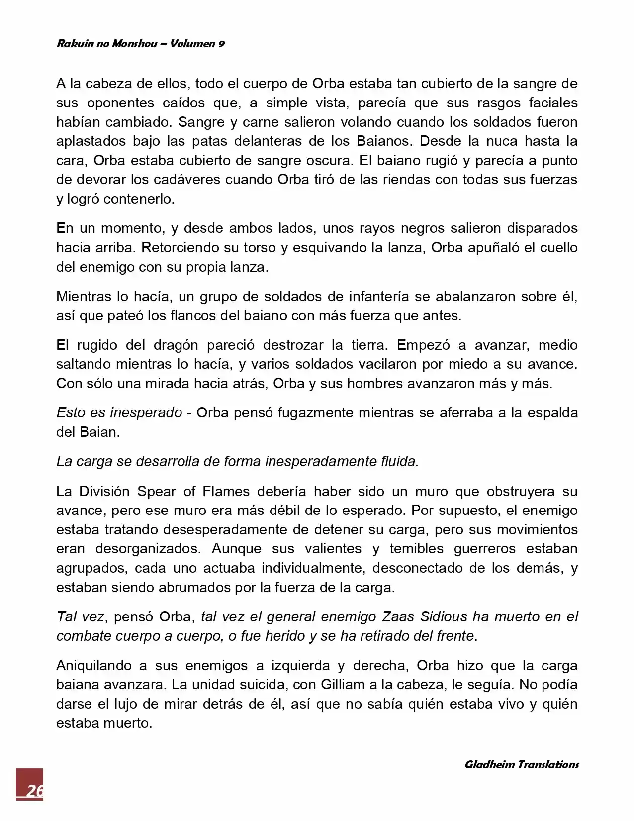 Rakuin No Monshou (Novela) - Capítulo 72 - Página 26 - LectorTMOo