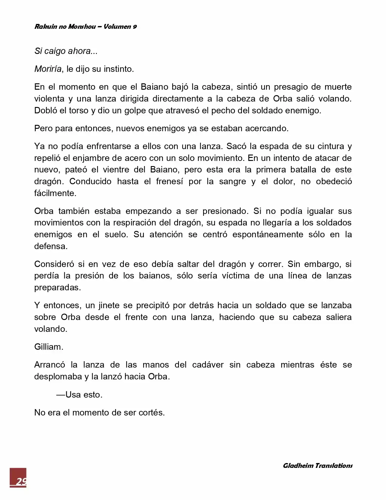 Rakuin No Monshou (Novela) - Capítulo 72 - Página 29 - LectorTMOo