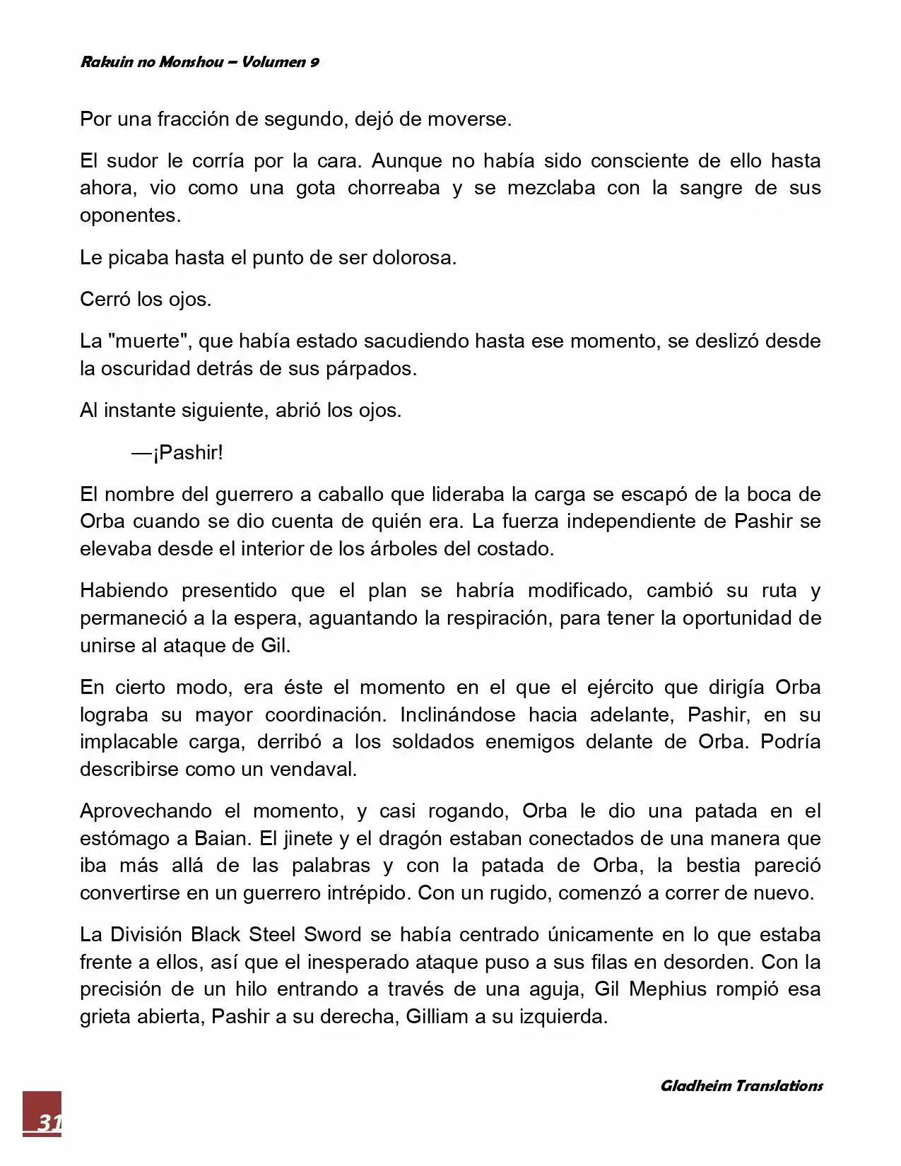Rakuin No Monshou (Novela) - Capítulo 72 - Página 31 - LectorTMOo