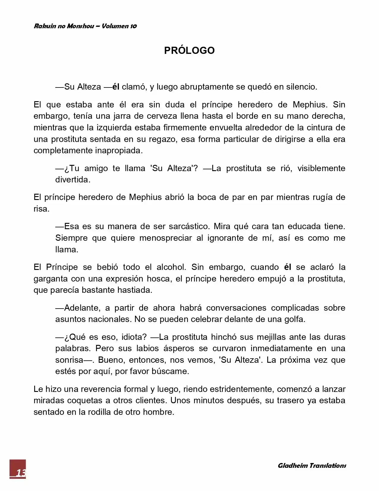 Rakuin No Monshou (Novela) - Capítulo 73 - Página 13 - LectorTMOo