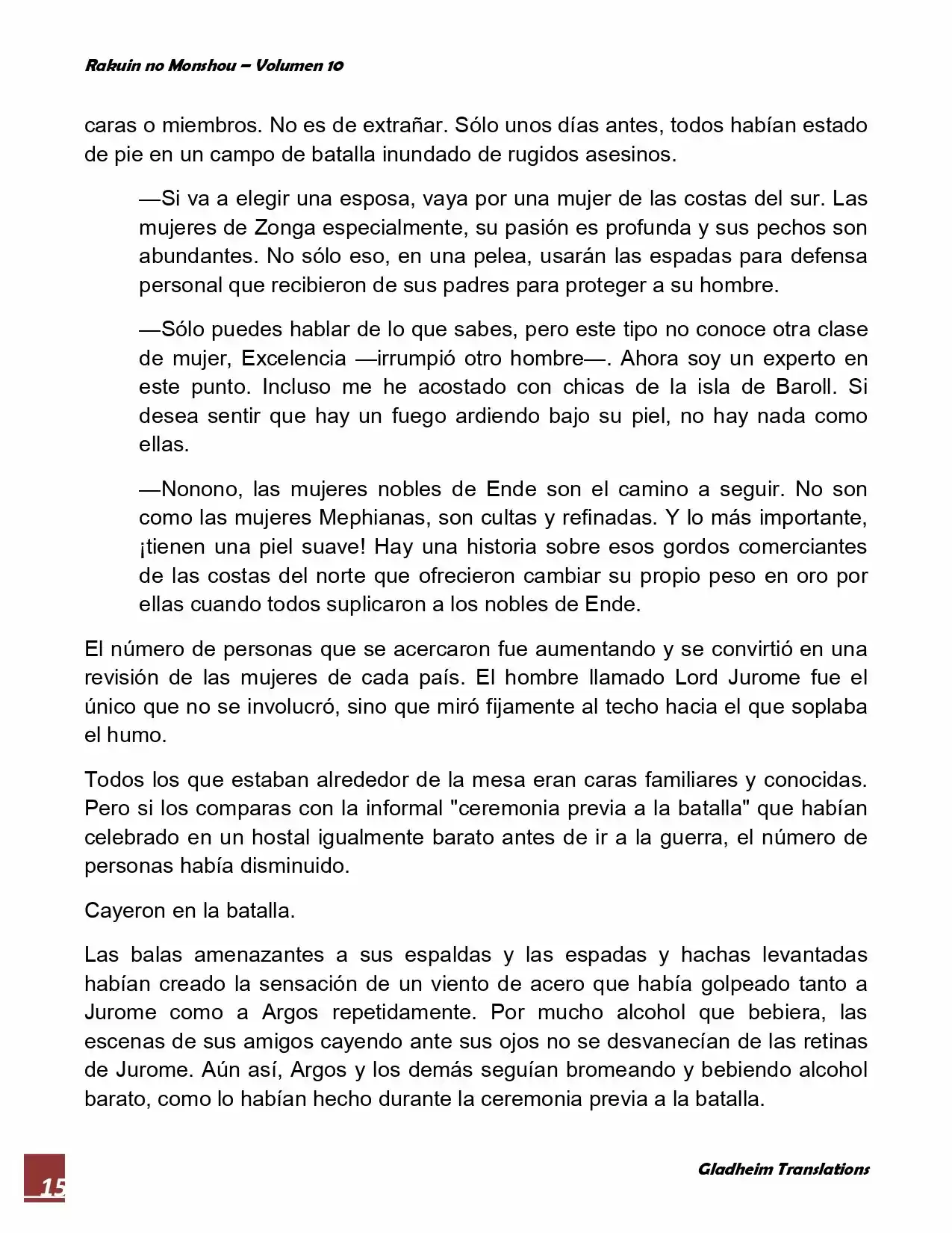 Rakuin No Monshou (Novela) - Capítulo 73 - Página 15 - LectorTMOo
