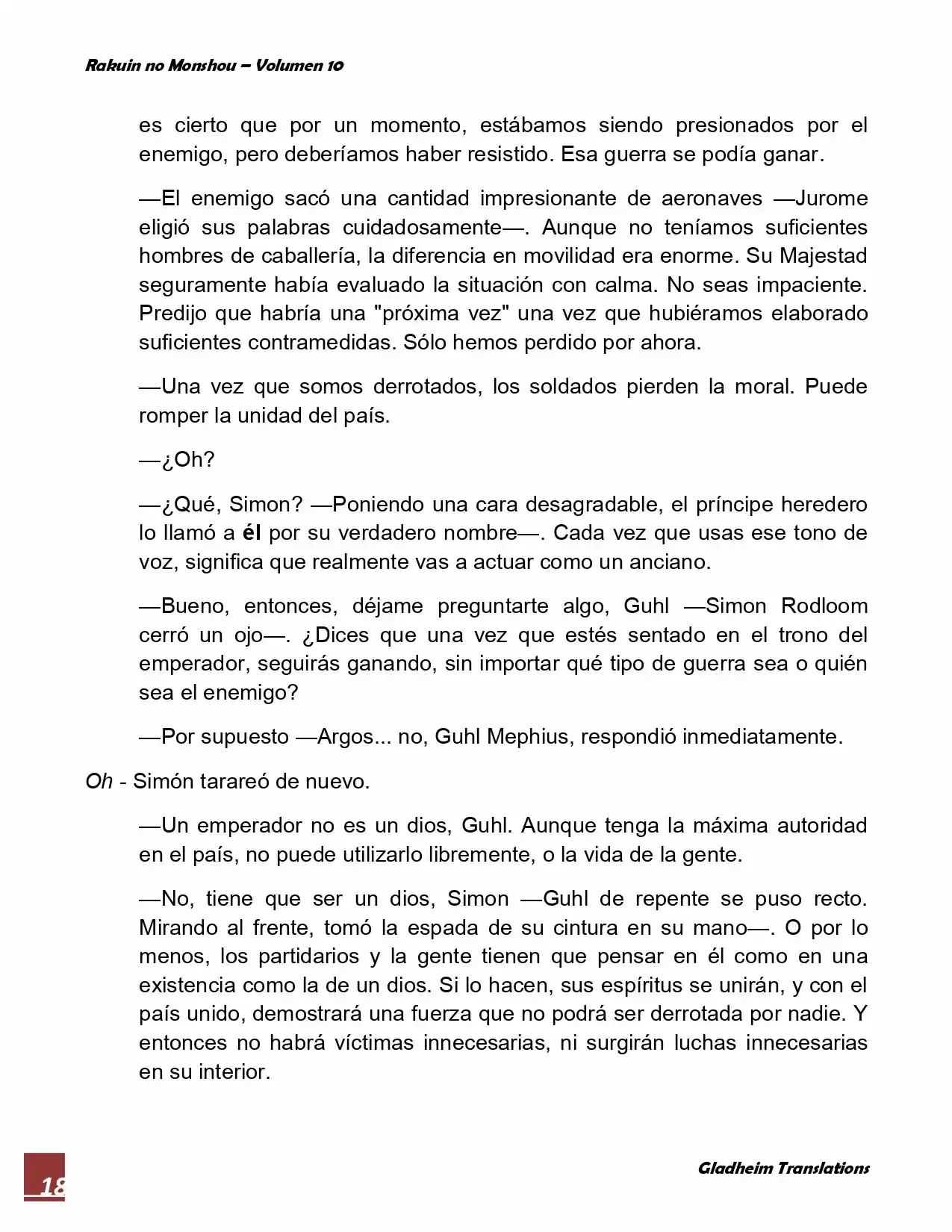 Rakuin No Monshou (Novela) - Capítulo 73 - Página 18 - LectorTMOo