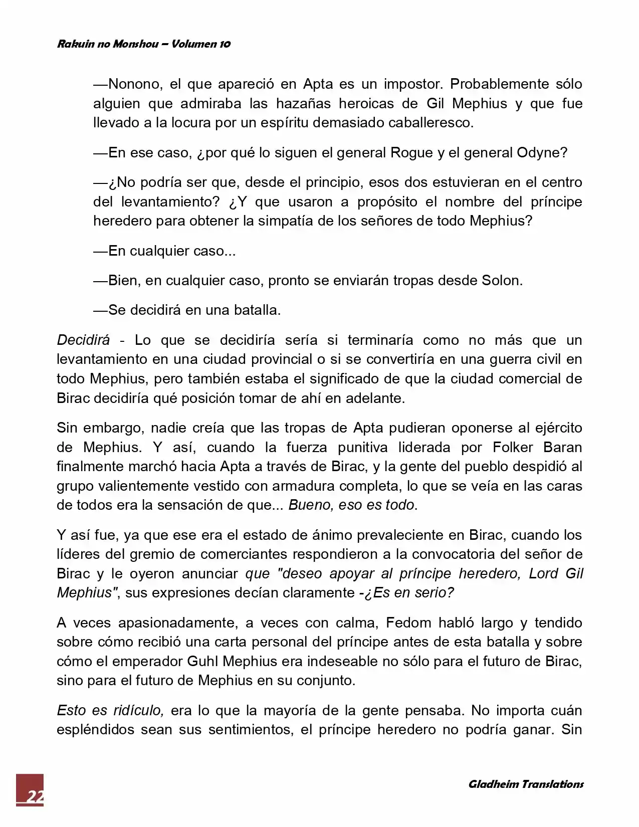 Rakuin No Monshou (Novela) - Capítulo 74 - Página 3 - LectorTMOo