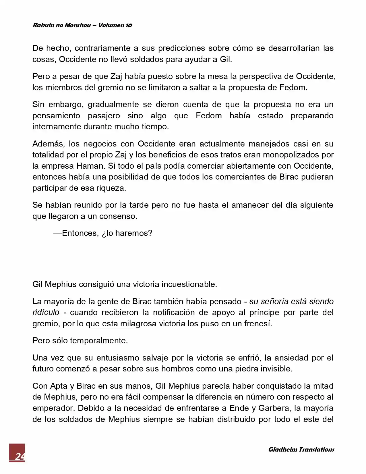 Rakuin No Monshou (Novela) - Capítulo 74 - Página 5 - LectorTMOo