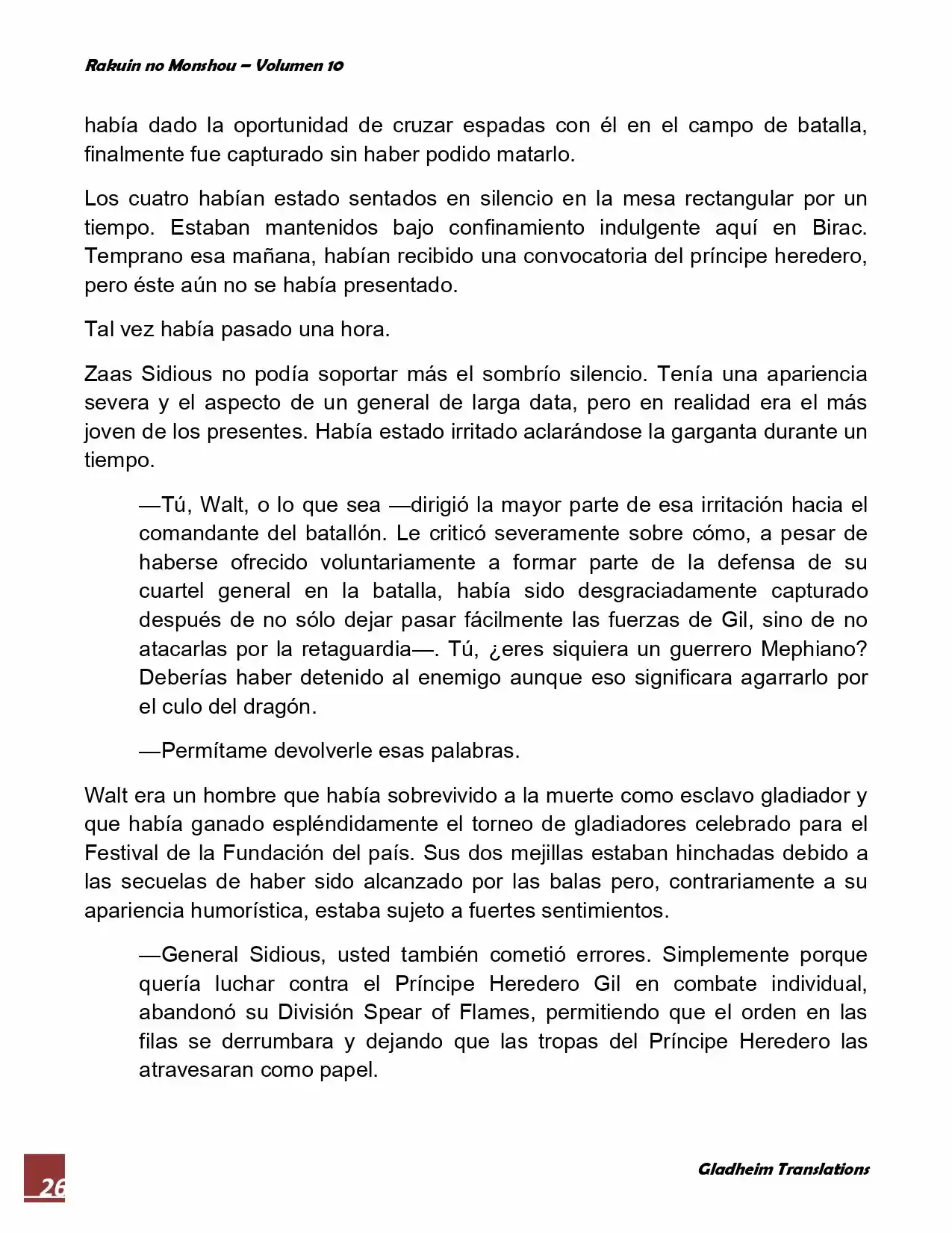 Rakuin No Monshou (Novela) - Capítulo 74 - Página 7 - LectorTMOo