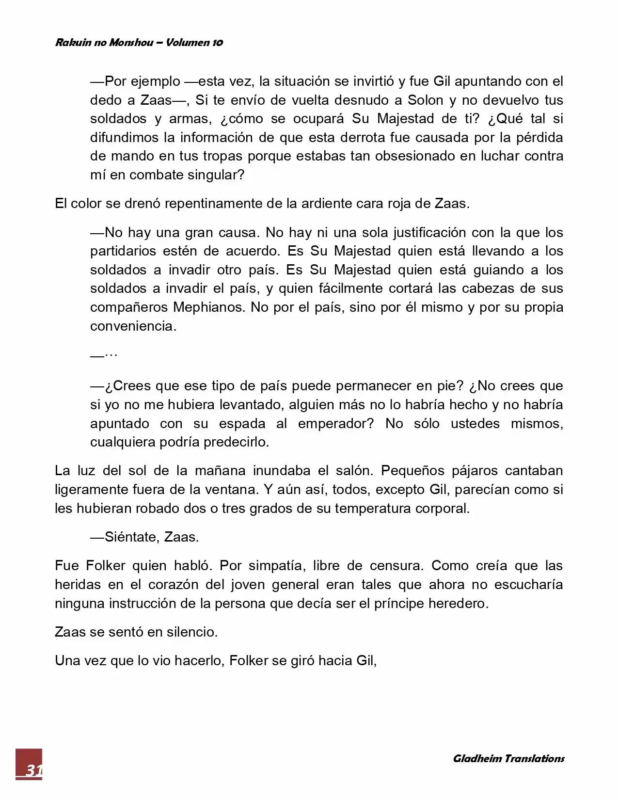 Rakuin No Monshou (Novela) - Capítulo 74 - Página 12 - LectorTMOo