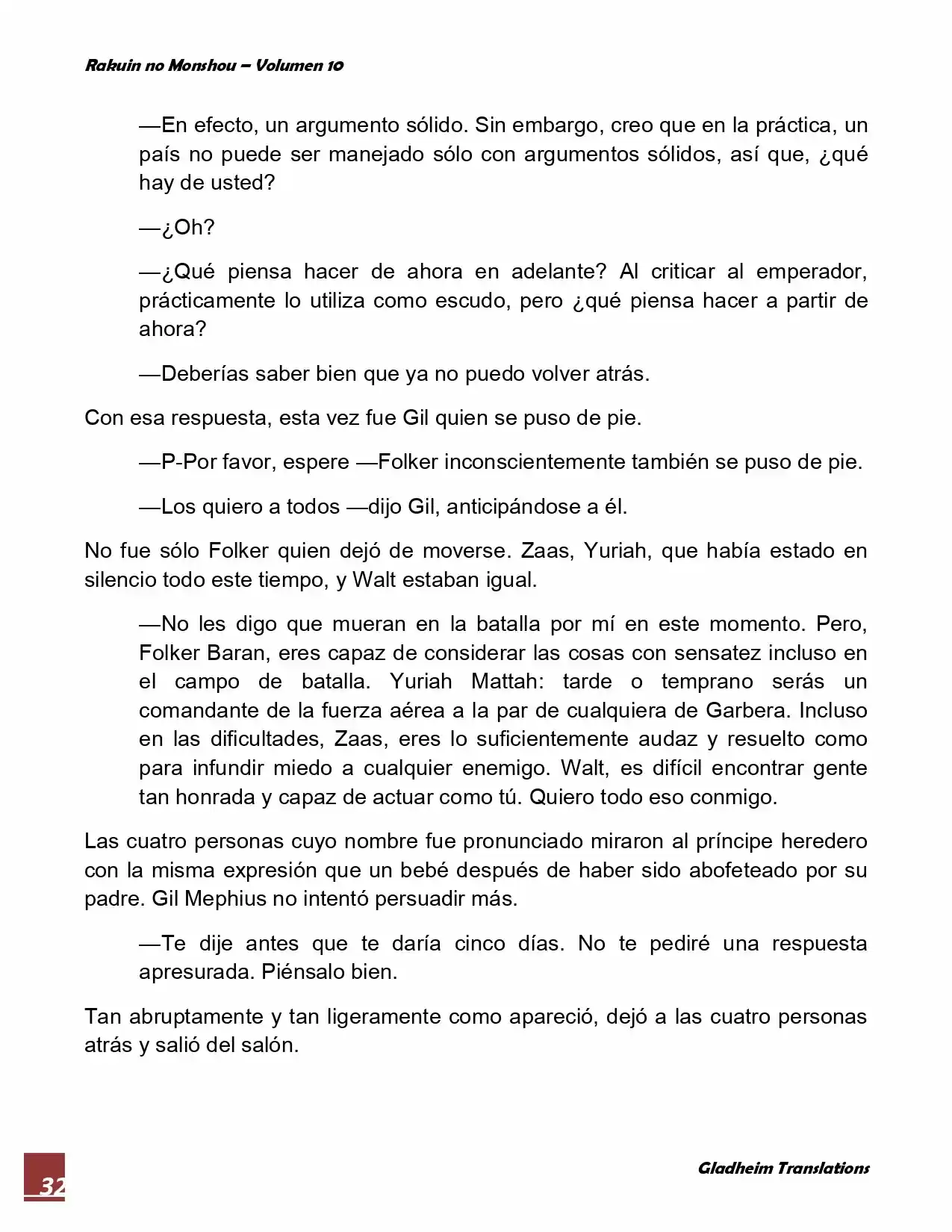 Rakuin No Monshou (Novela) - Capítulo 74 - Página 13 - LectorTMOo