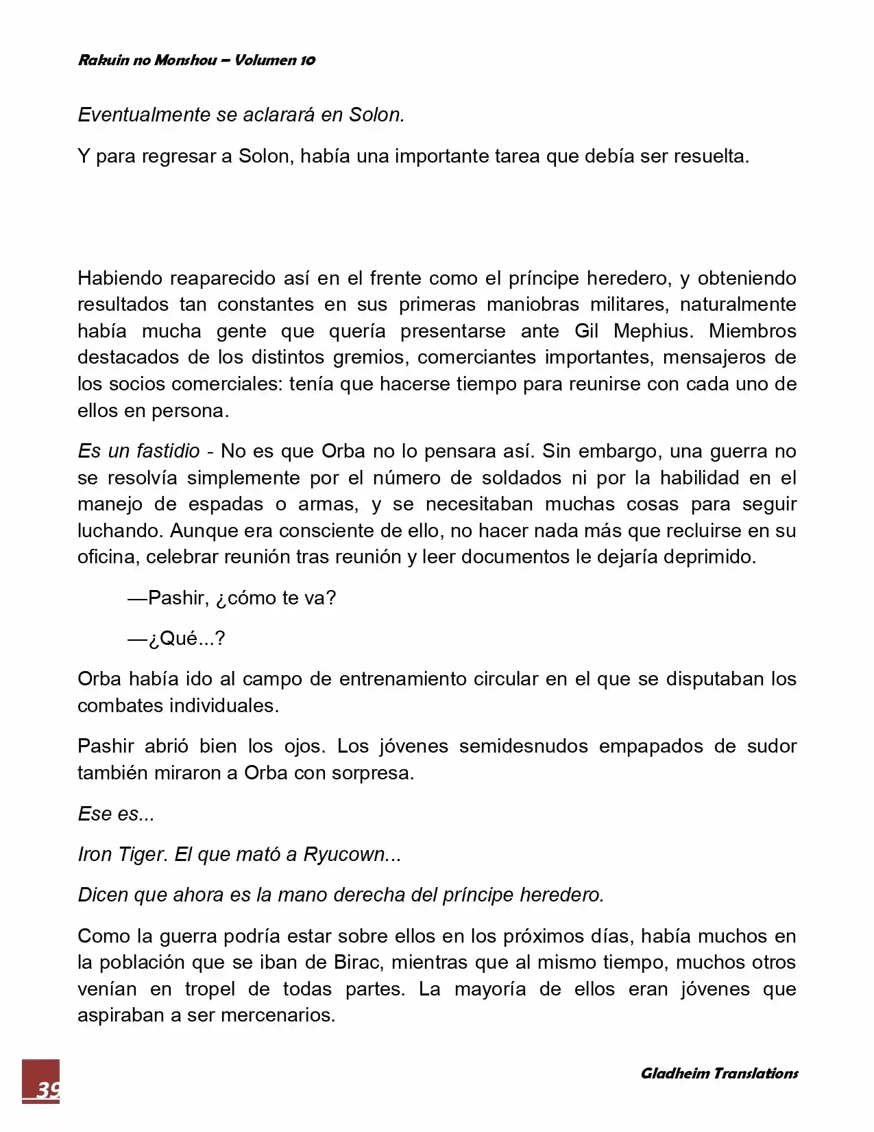 Rakuin No Monshou (Novela) - Capítulo 74 - Página 20 - LectorTMOo
