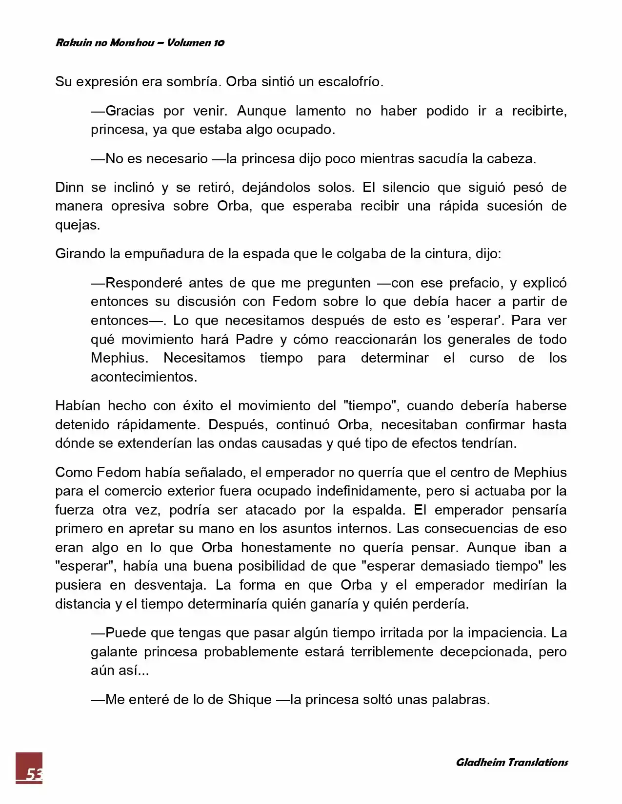 Rakuin No Monshou (Novela) - Capítulo 74 - Página 34 - LectorTMOo