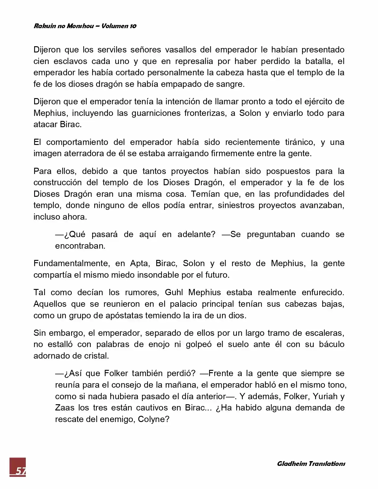 Rakuin No Monshou (Novela) - Capítulo 75 - Página 2 - LectorTMOo