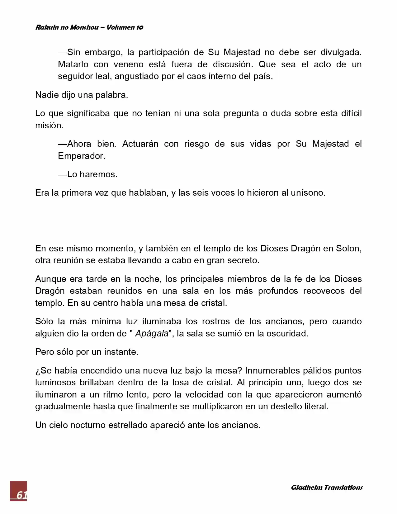 Rakuin No Monshou (Novela) - Capítulo 75 - Página 6 - LectorTMOo