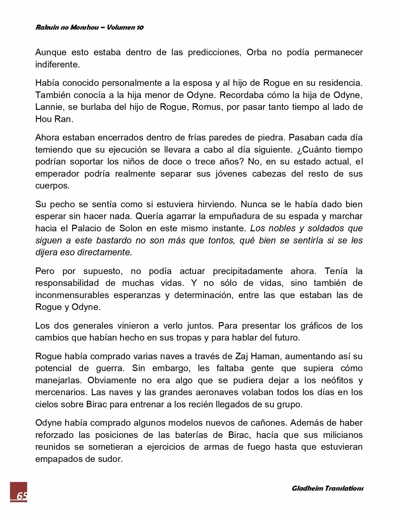 Rakuin No Monshou (Novela) - Capítulo 75 - Página 10 - LectorTMOo