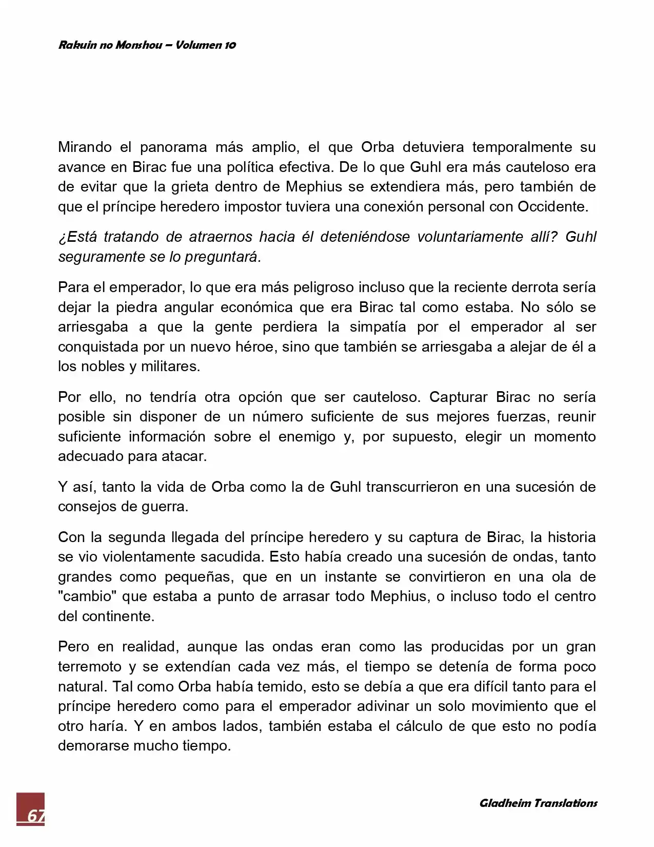Rakuin No Monshou (Novela) - Capítulo 75 - Página 12 - LectorTMOo