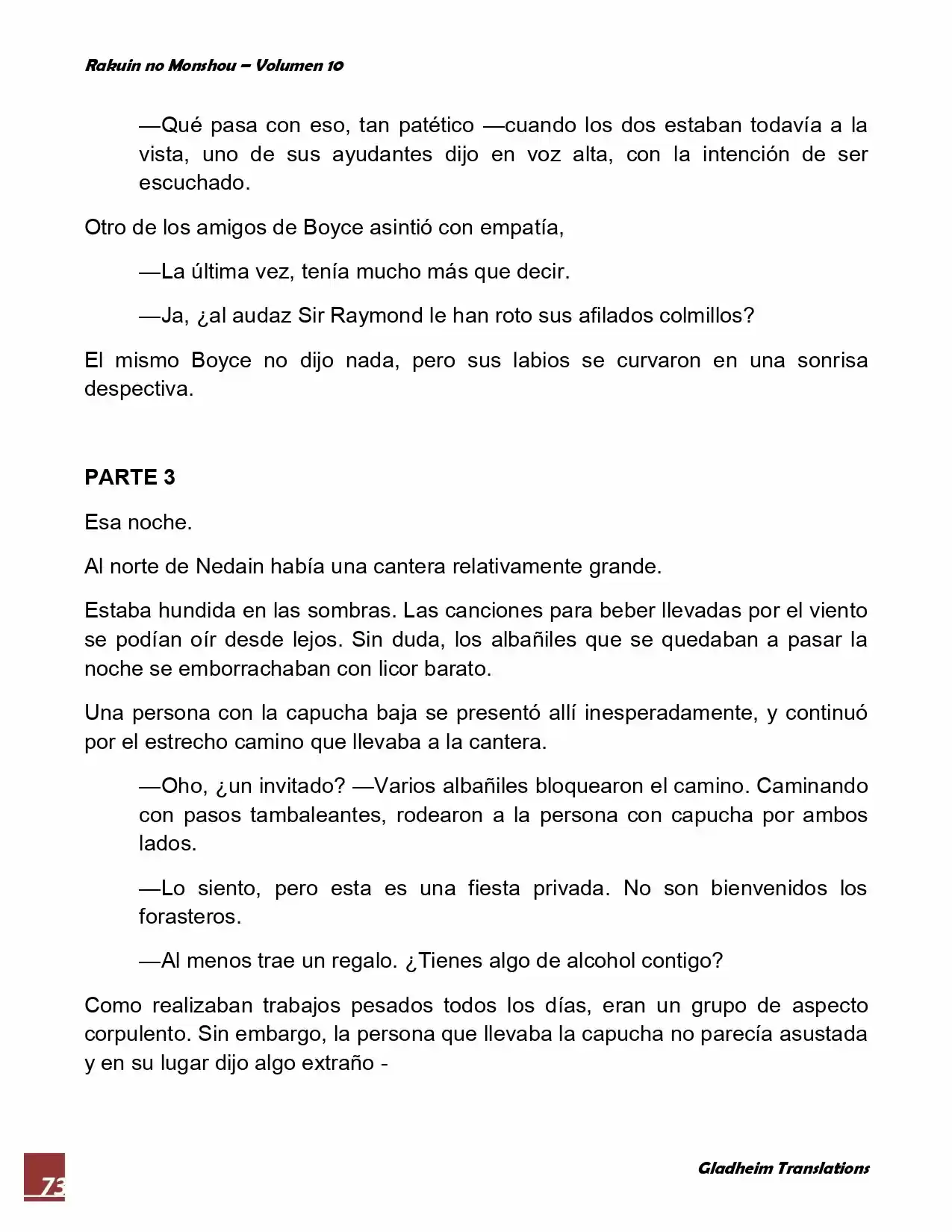 Rakuin No Monshou (Novela) - Capítulo 75 - Página 18 - LectorTMOo