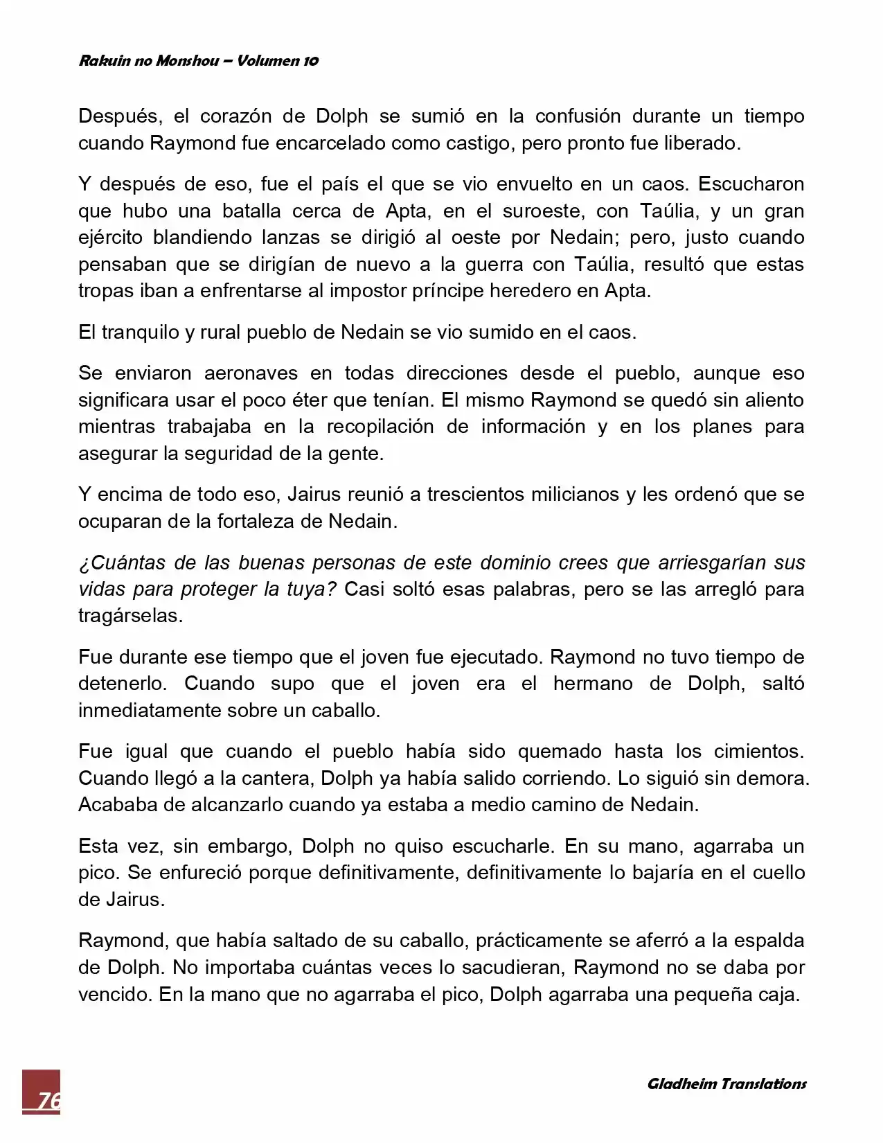Rakuin No Monshou (Novela) - Capítulo 75 - Página 21 - LectorTMOo