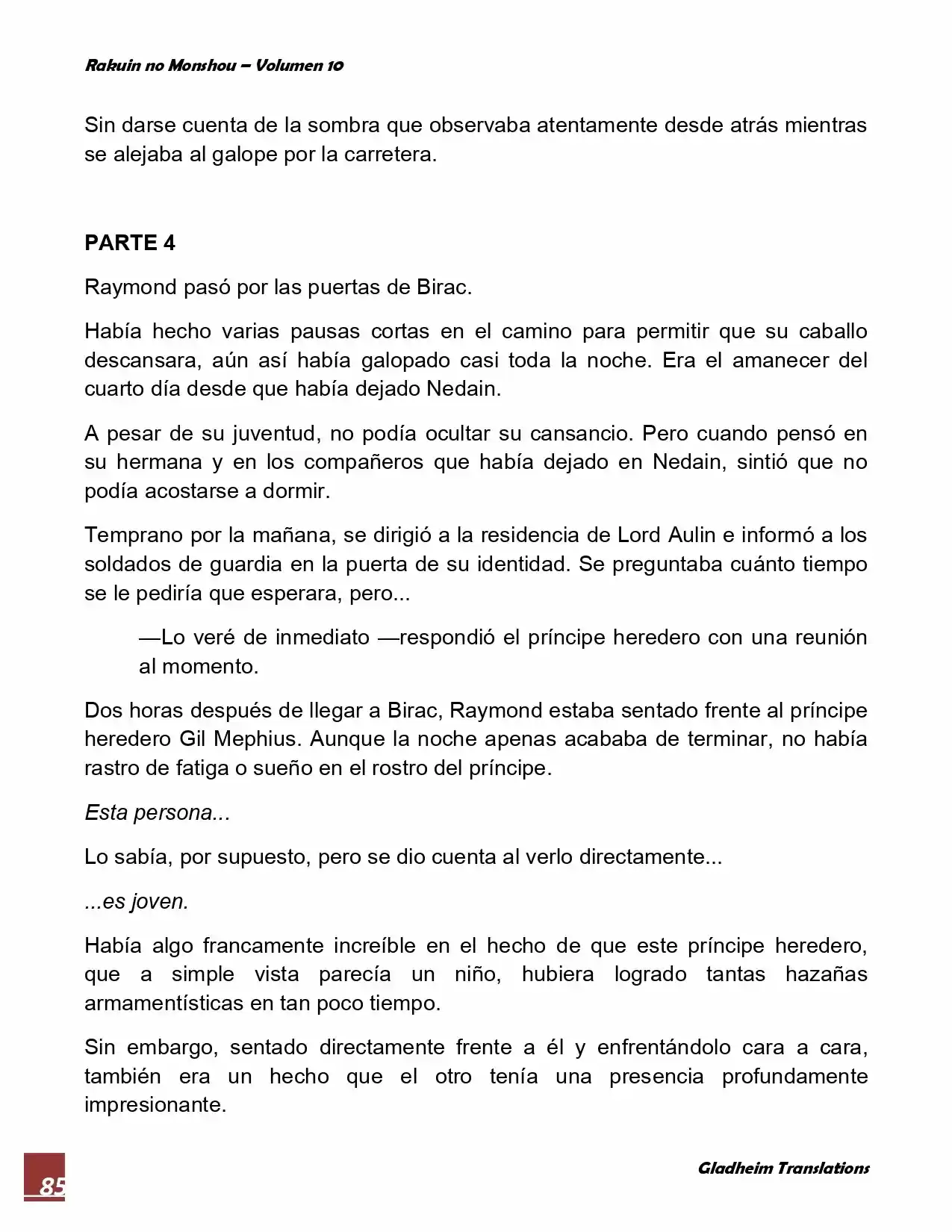 Rakuin No Monshou (Novela) - Capítulo 75 - Página 30 - LectorTMOo