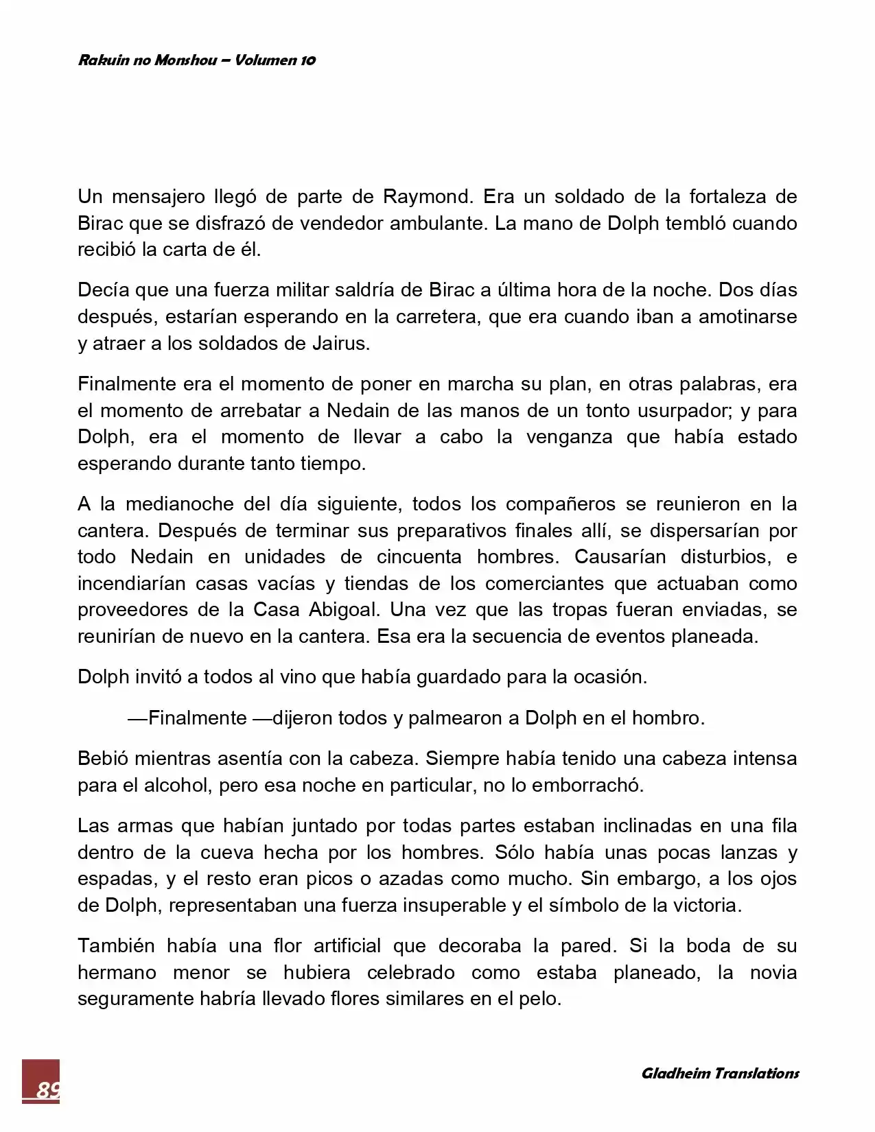 Rakuin No Monshou (Novela) - Capítulo 75 - Página 34 - LectorTMOo