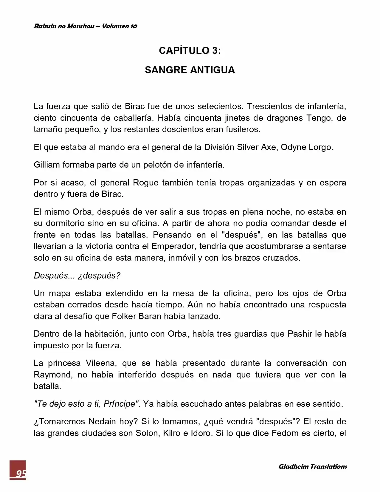 Rakuin No Monshou (Novela) - Capítulo 76 - Página 1 - LectorTMOo