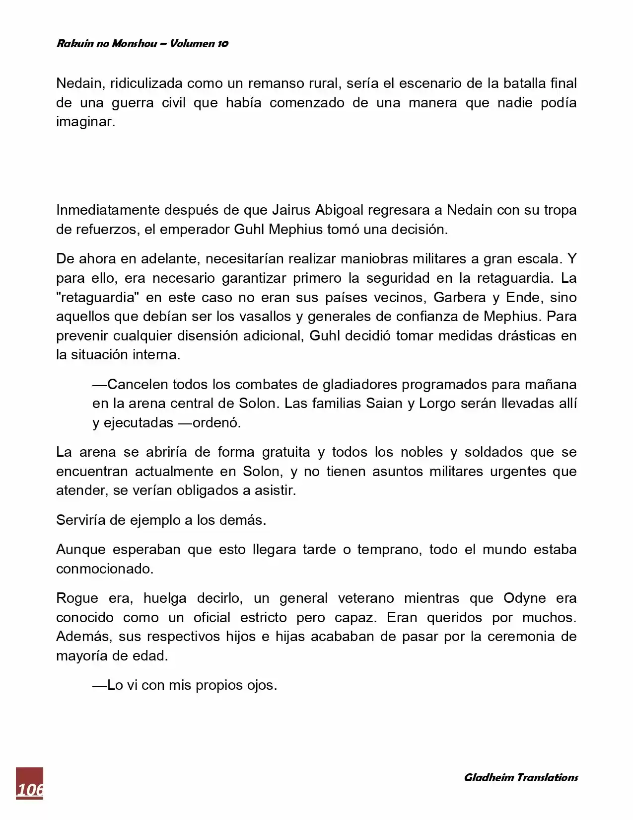 Rakuin No Monshou (Novela) - Capítulo 76 - Página 12 - LectorTMOo