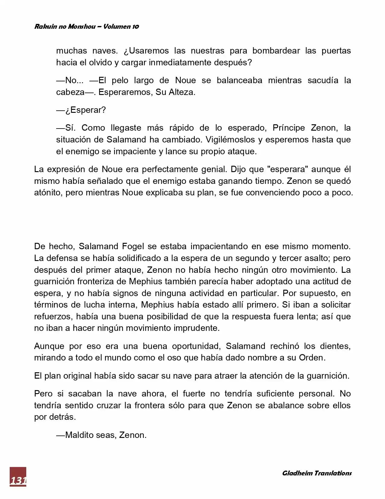 Rakuin No Monshou (Novela) - Capítulo 76 - Página 37 - LectorTMOo