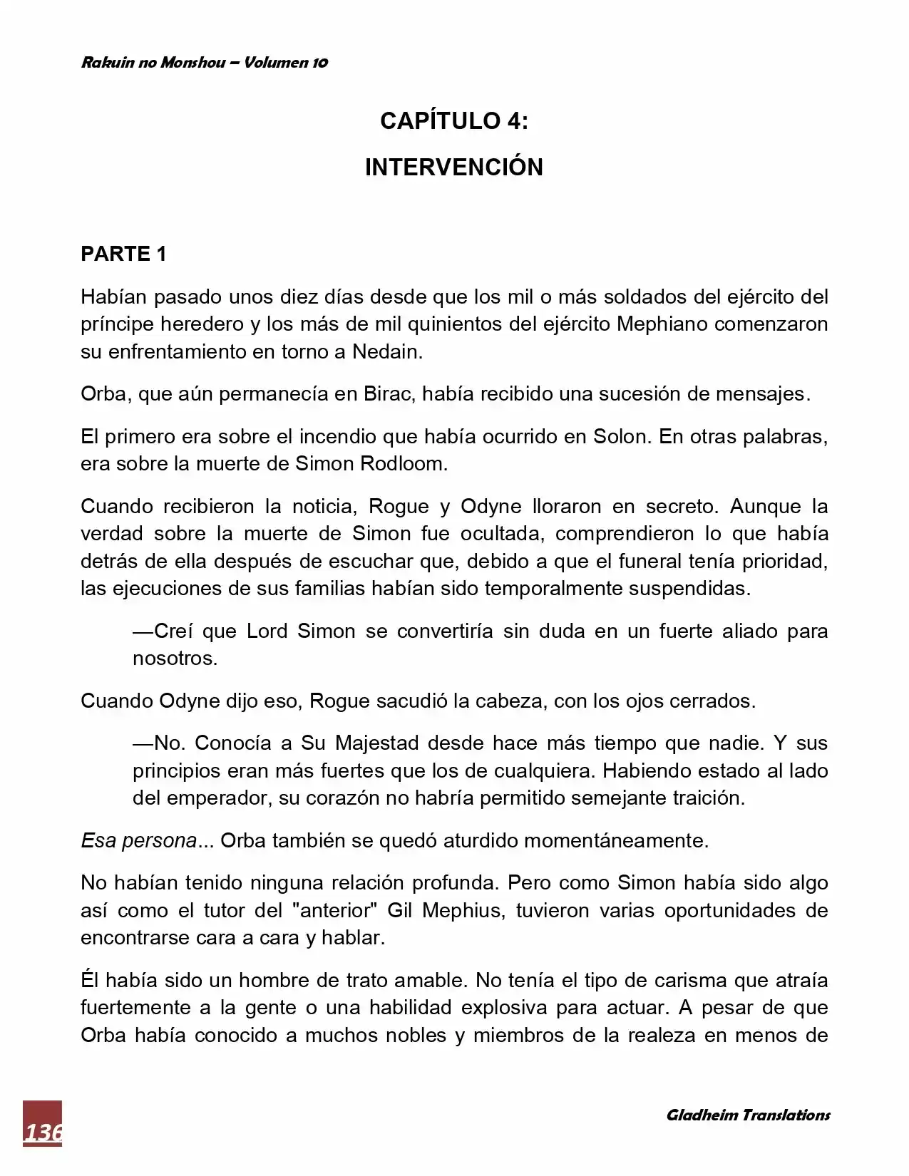 Rakuin No Monshou (Novela) - Capítulo 77 - Página 1 - LectorTMOo