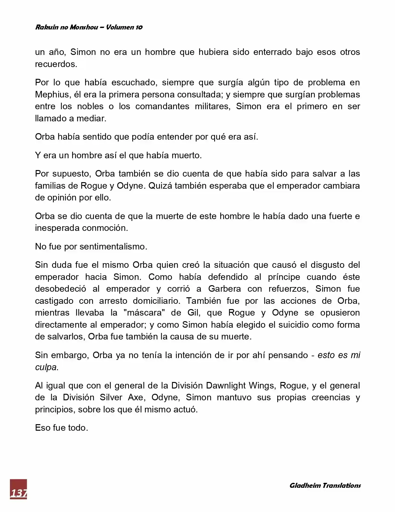 Rakuin No Monshou (Novela) - Capítulo 77 - Página 2 - LectorTMOo