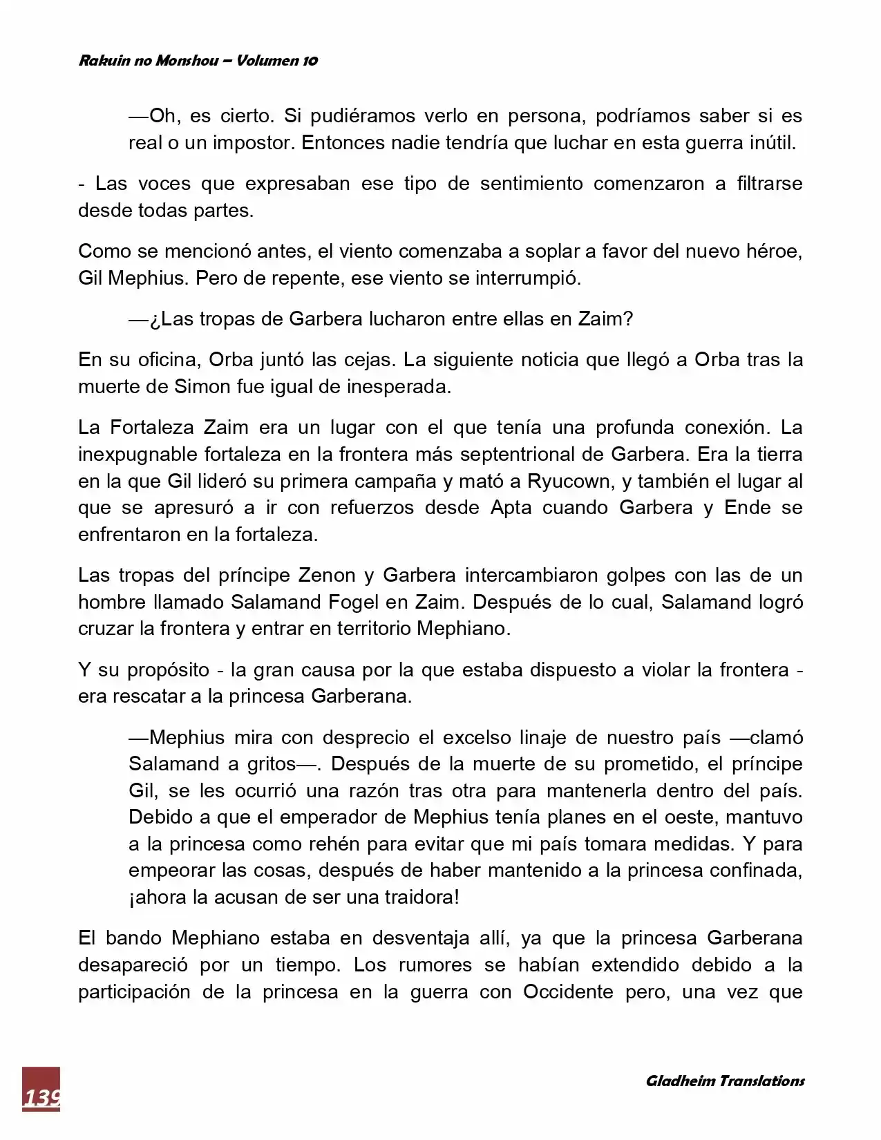 Rakuin No Monshou (Novela) - Capítulo 77 - Página 4 - LectorTMOo
