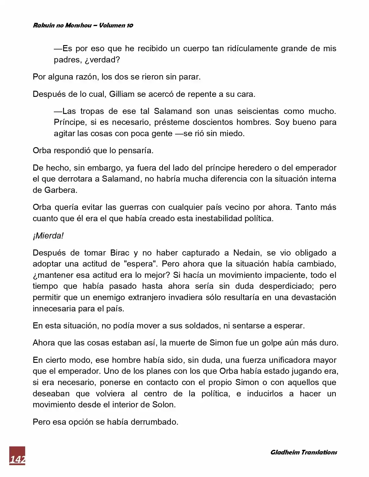 Rakuin No Monshou (Novela) - Capítulo 77 - Página 7 - LectorTMOo