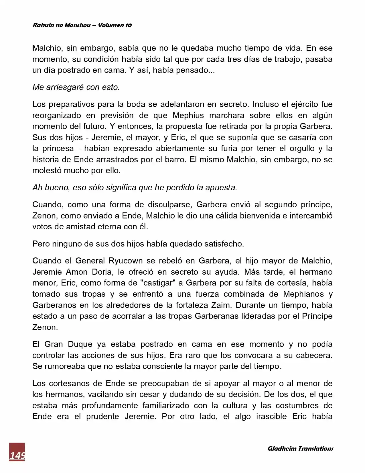 Rakuin No Monshou (Novela) - Capítulo 77 - Página 14 - LectorTMOo