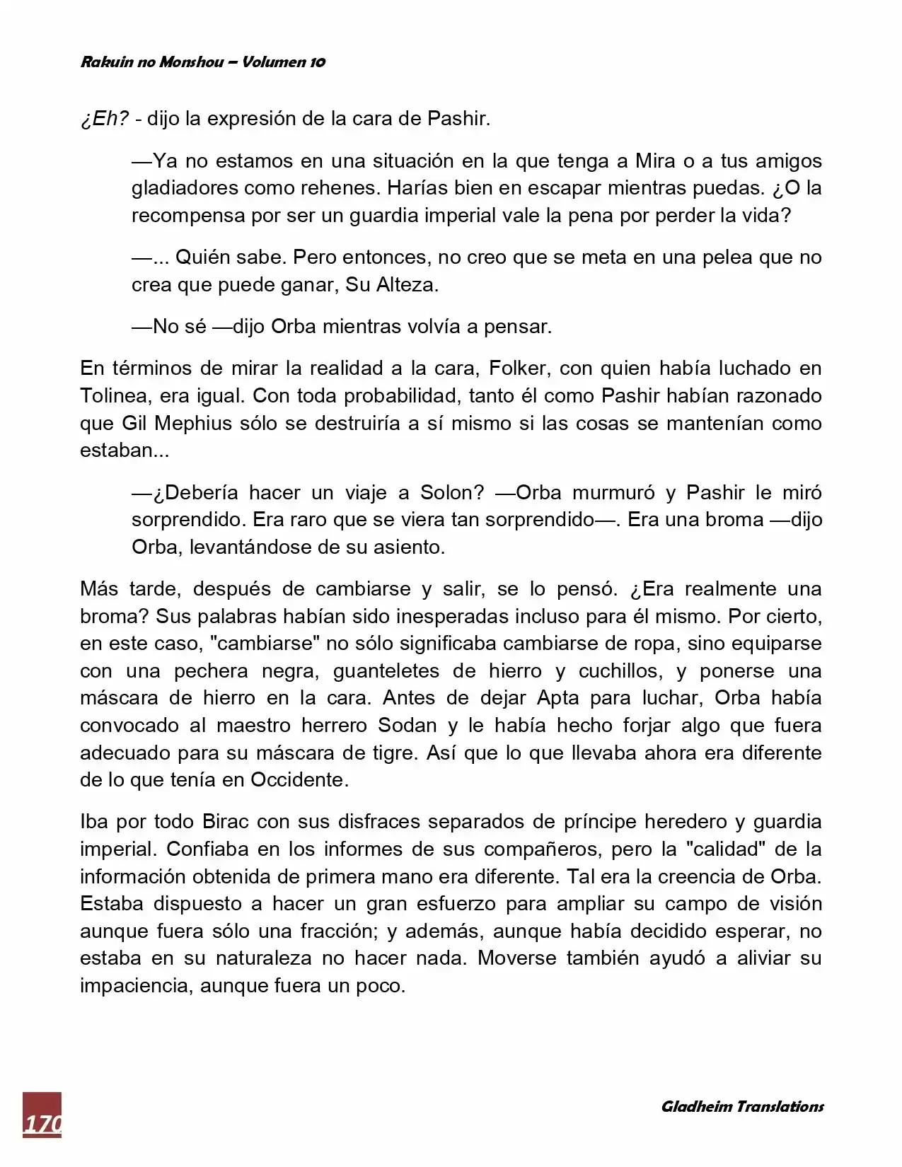 Rakuin No Monshou (Novela) - Capítulo 77 - Página 35 - LectorTMOo