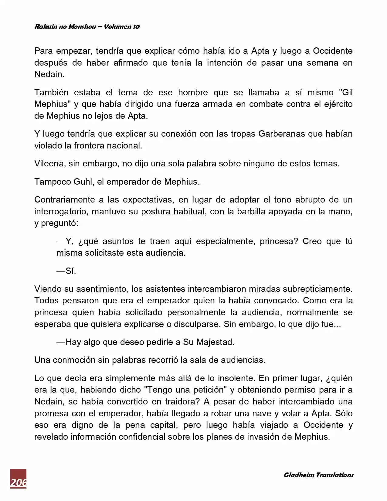 Rakuin No Monshou (Novela) - Capítulo 79 - Página 3 - LectorTMOo