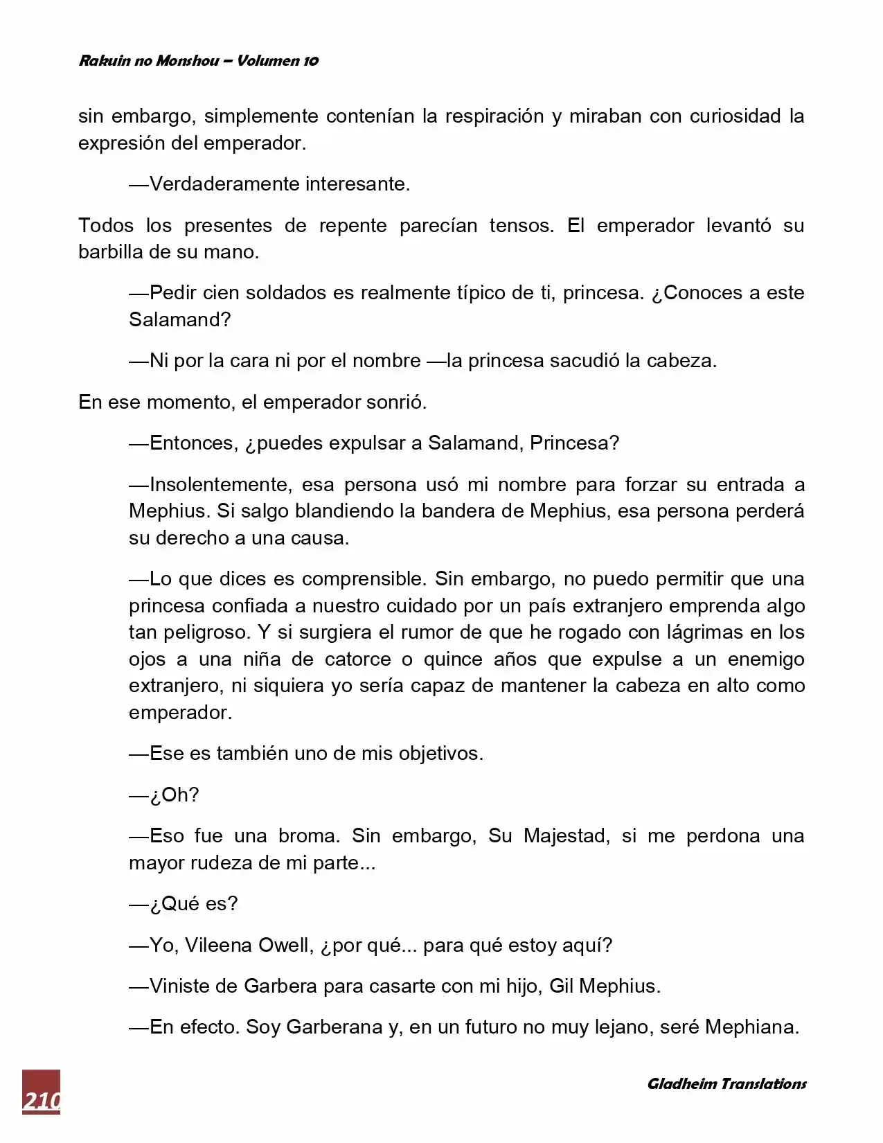Rakuin No Monshou (Novela) - Capítulo 79 - Página 7 - LectorTMOo