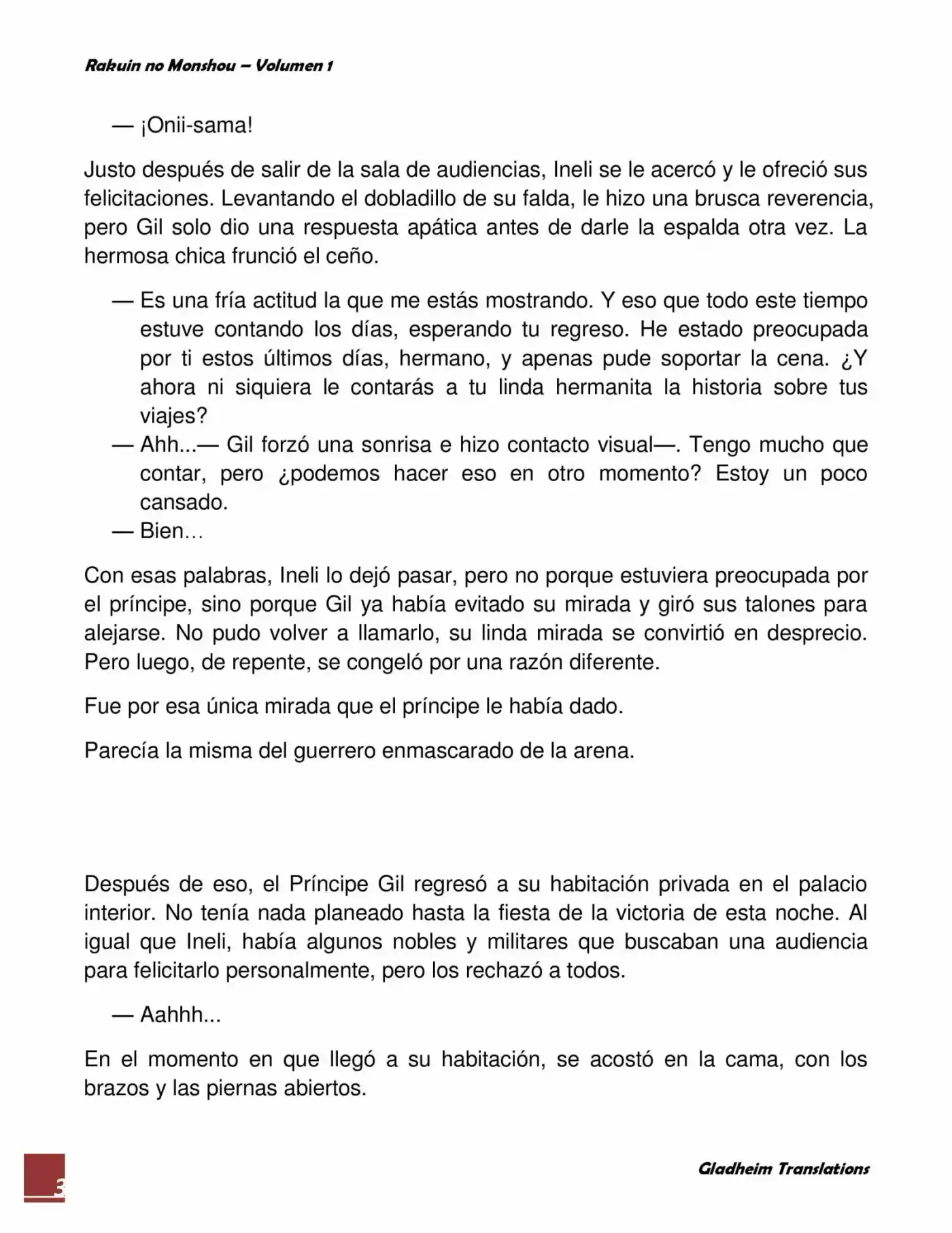 Rakuin No Monshou (Novela) - Capítulo 8 - Página 3 - LectorTMOo