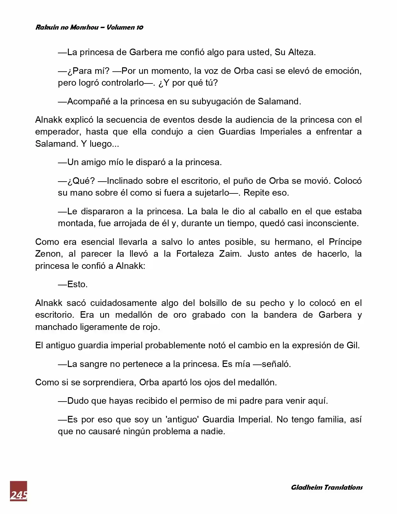 Rakuin No Monshou (Novela) - Capítulo 80 - Página 4 - LectorTMOo