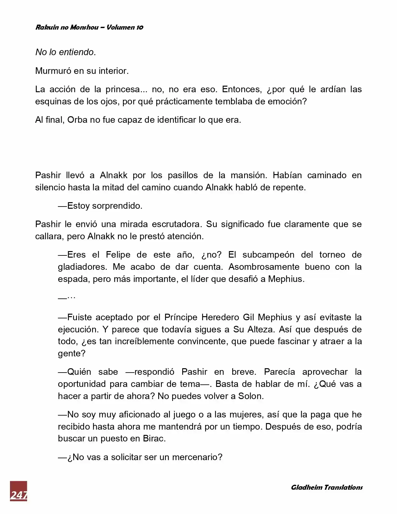 Rakuin No Monshou (Novela) - Capítulo 80 - Página 6 - LectorTMOo