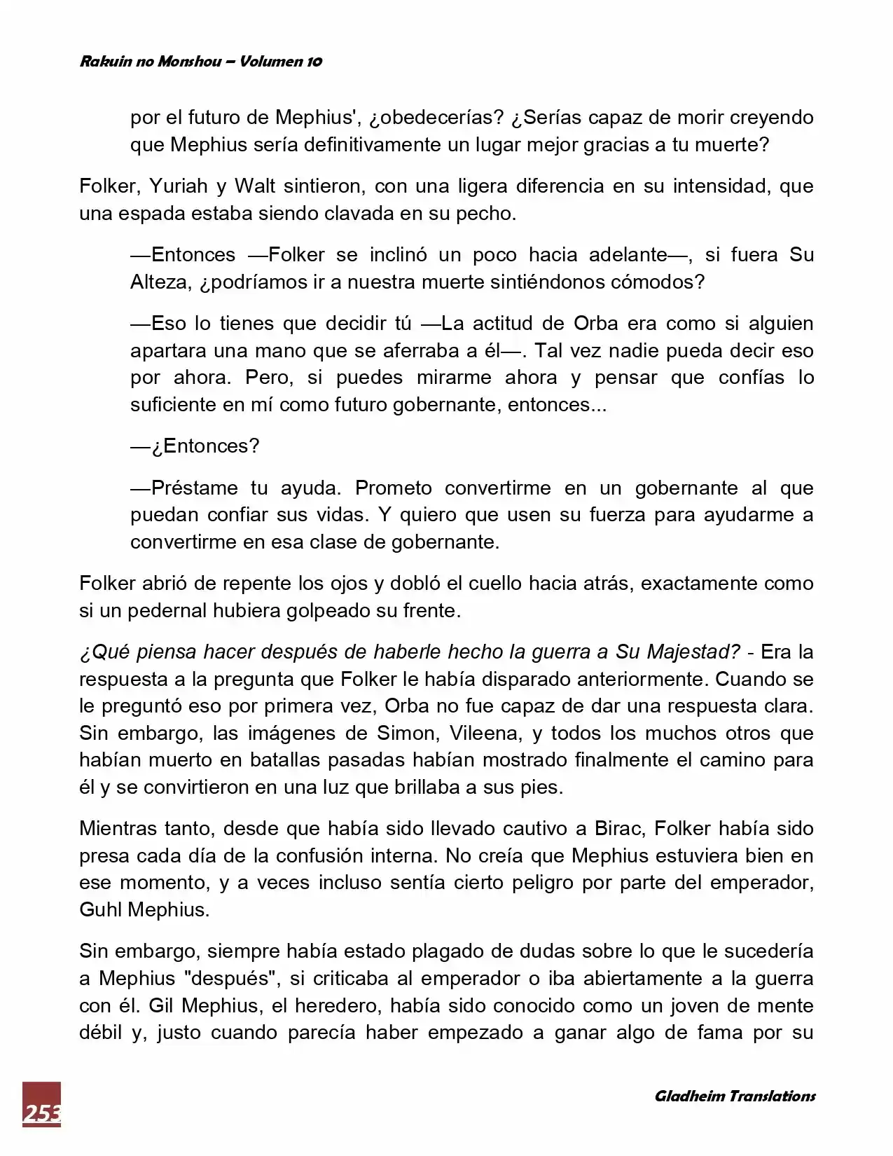 Rakuin No Monshou (Novela) - Capítulo 80 - Página 12 - LectorTMOo