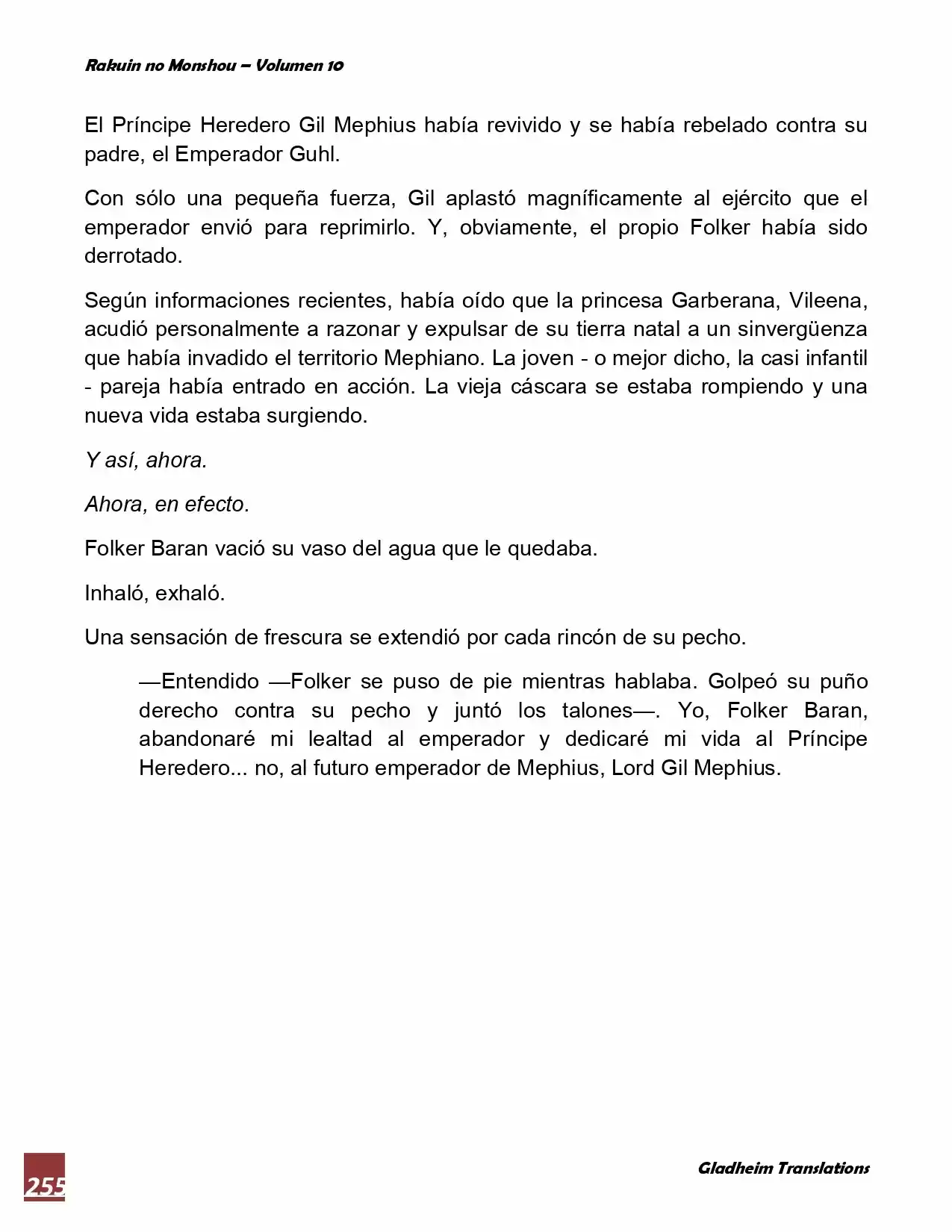 Rakuin No Monshou (Novela) - Capítulo 80 - Página 14 - LectorTMOo