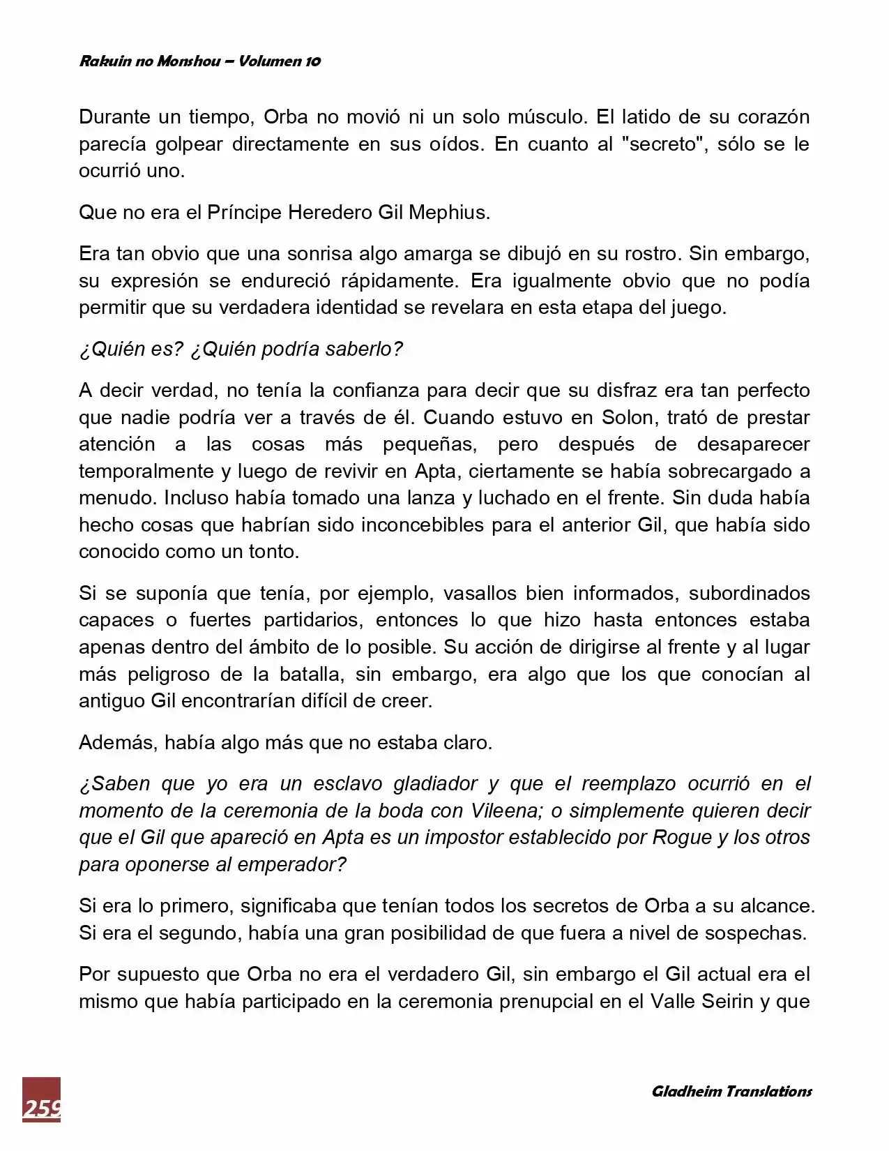 Rakuin No Monshou (Novela) - Capítulo 80 - Página 18 - LectorTMOo