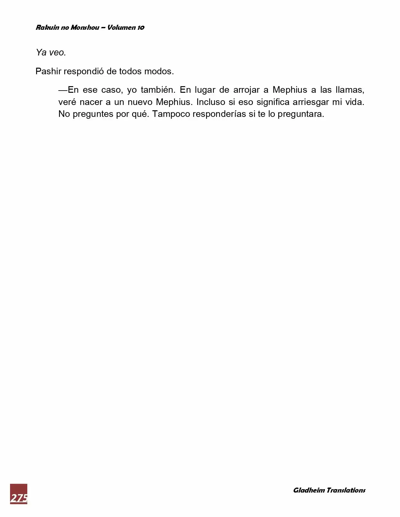 Rakuin No Monshou (Novela) - Capítulo 80 - Página 34 - LectorTMOo