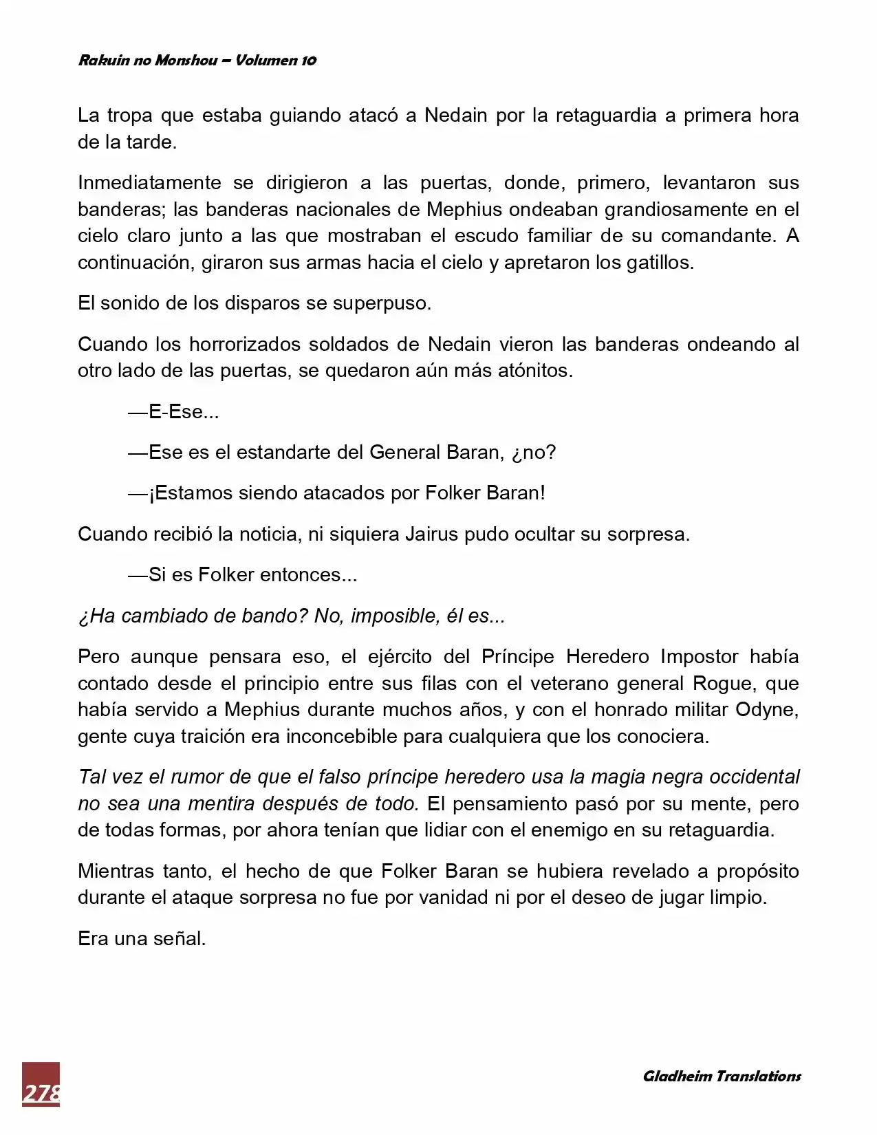 Rakuin No Monshou (Novela) - Capítulo 80 - Página 37 - LectorTMOo