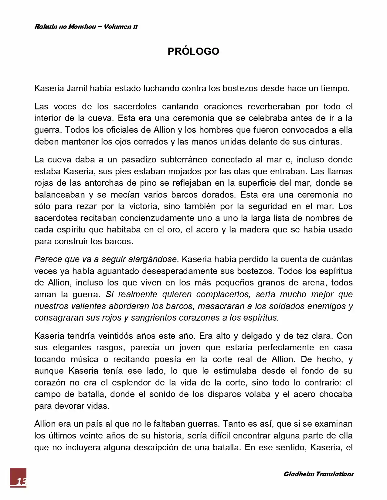 Rakuin No Monshou (Novela) - Capítulo 81 - Página 13 - LectorTMOo