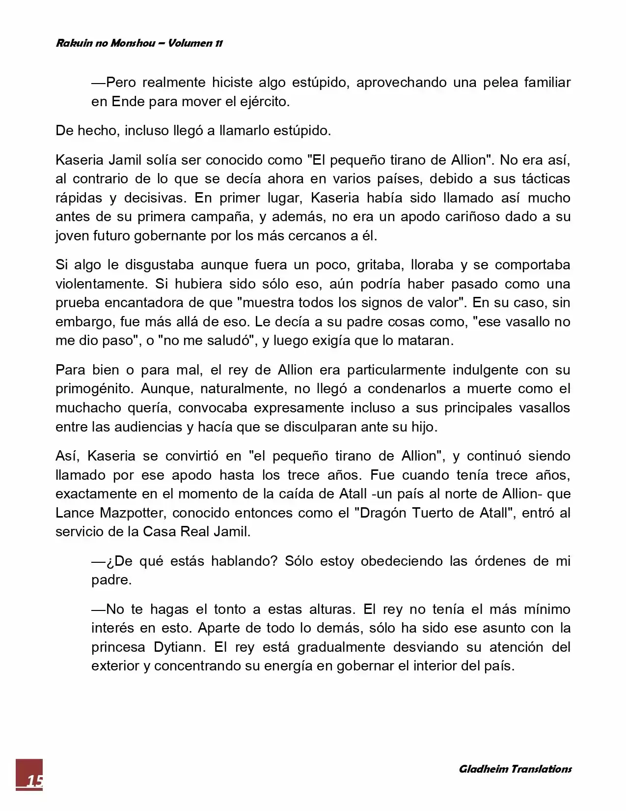 Rakuin No Monshou (Novela) - Capítulo 81 - Página 15 - LectorTMOo
