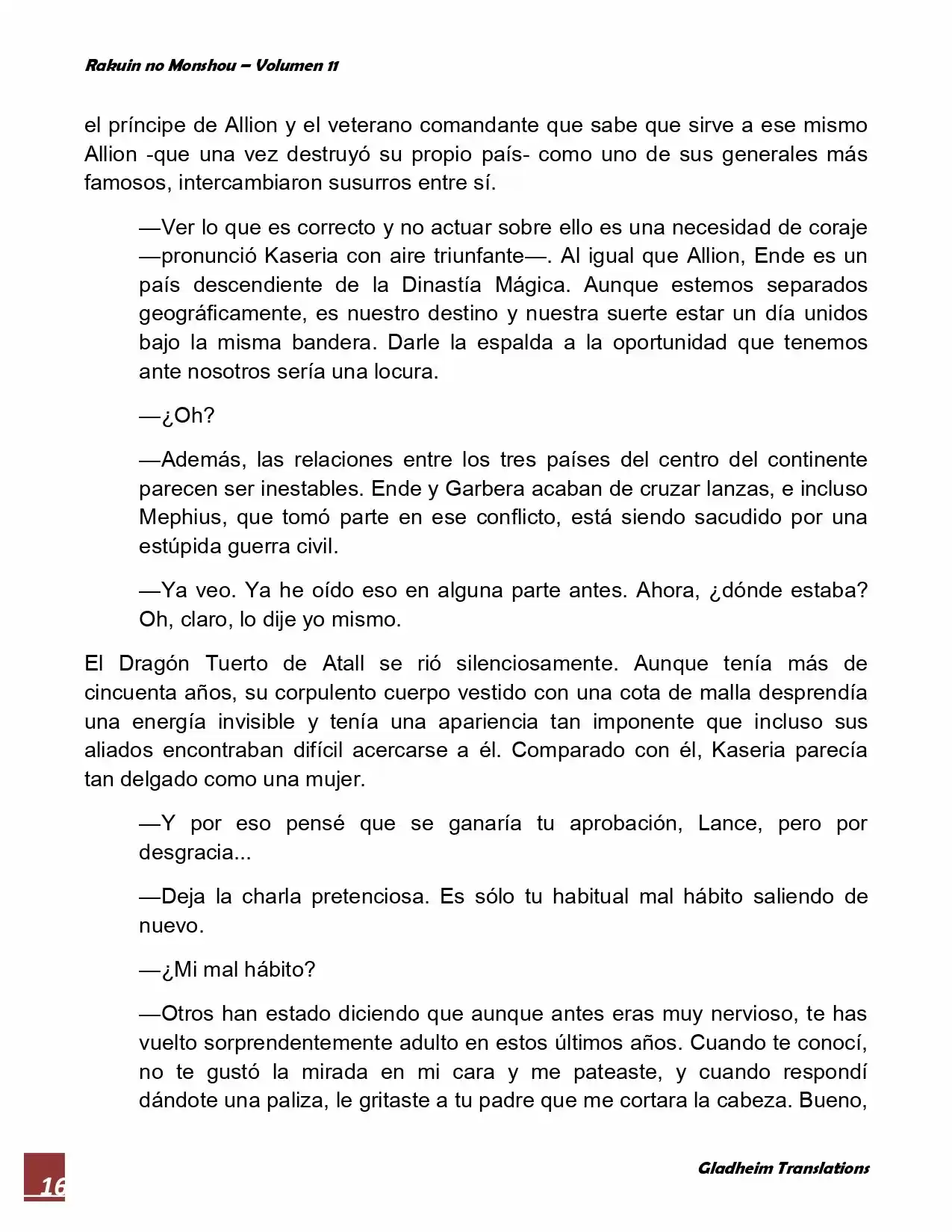 Rakuin No Monshou (Novela) - Capítulo 81 - Página 16 - LectorTMOo
